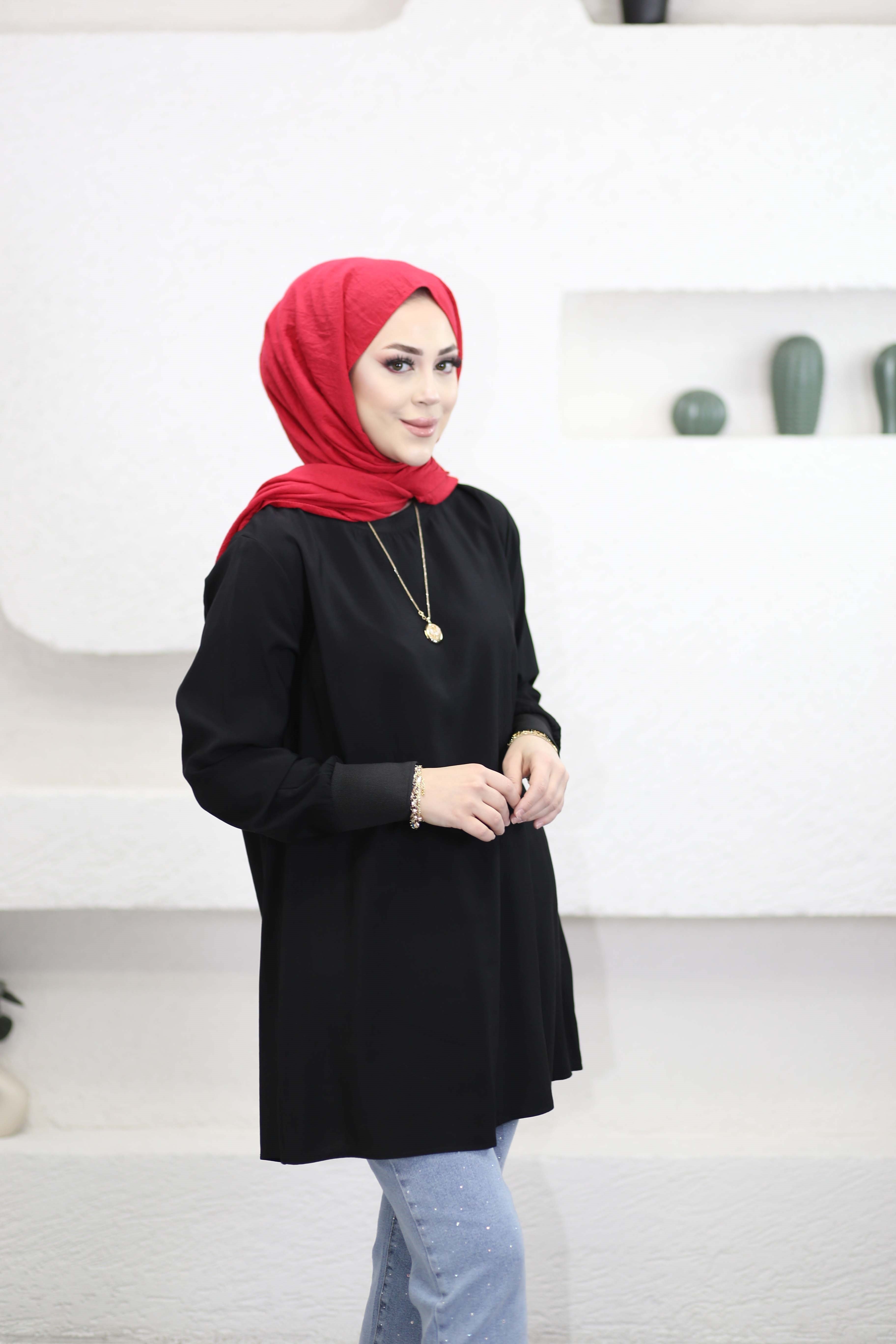 Basıc Tunik Siyah 4666
