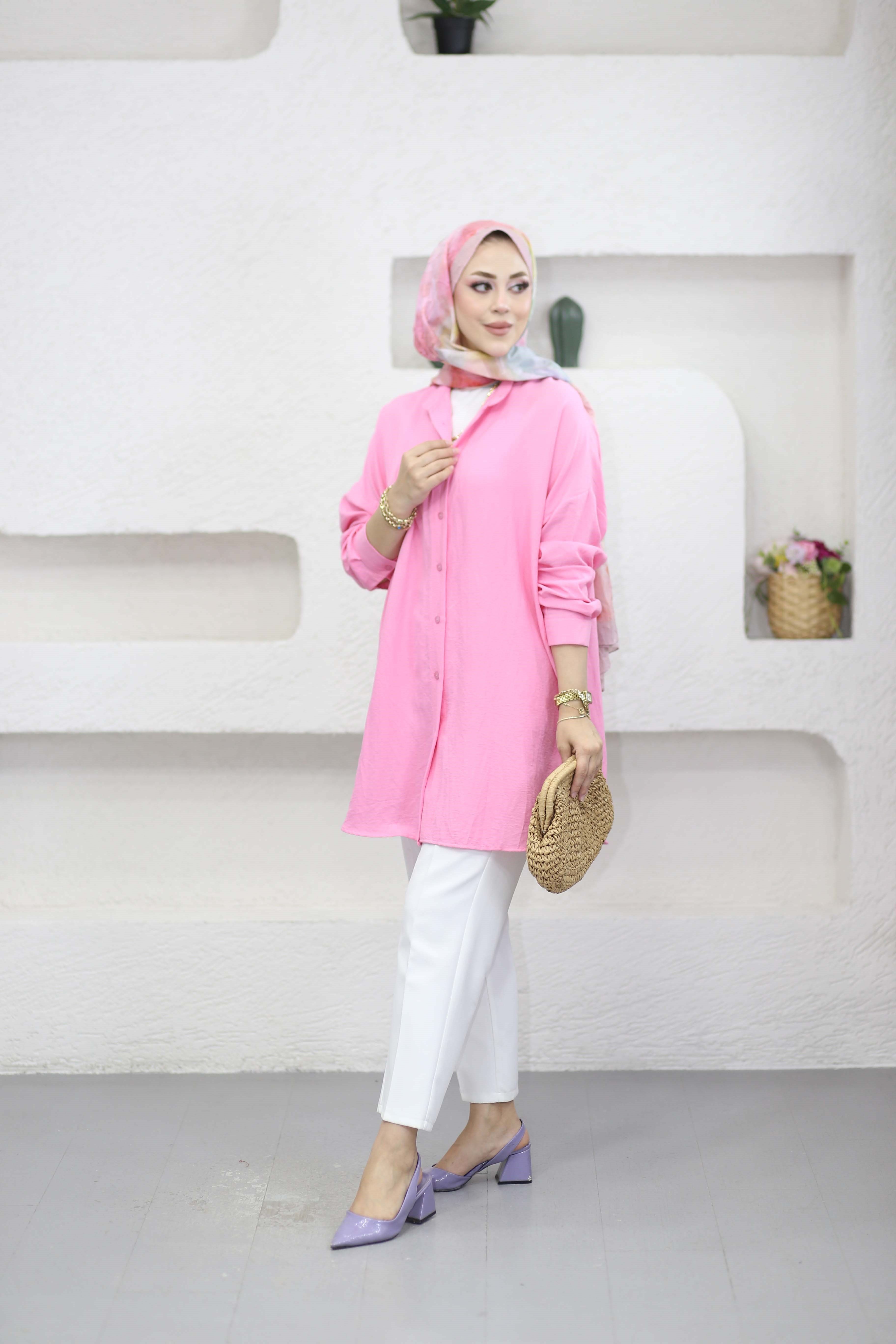 Ada Gömlek Pembe 4008