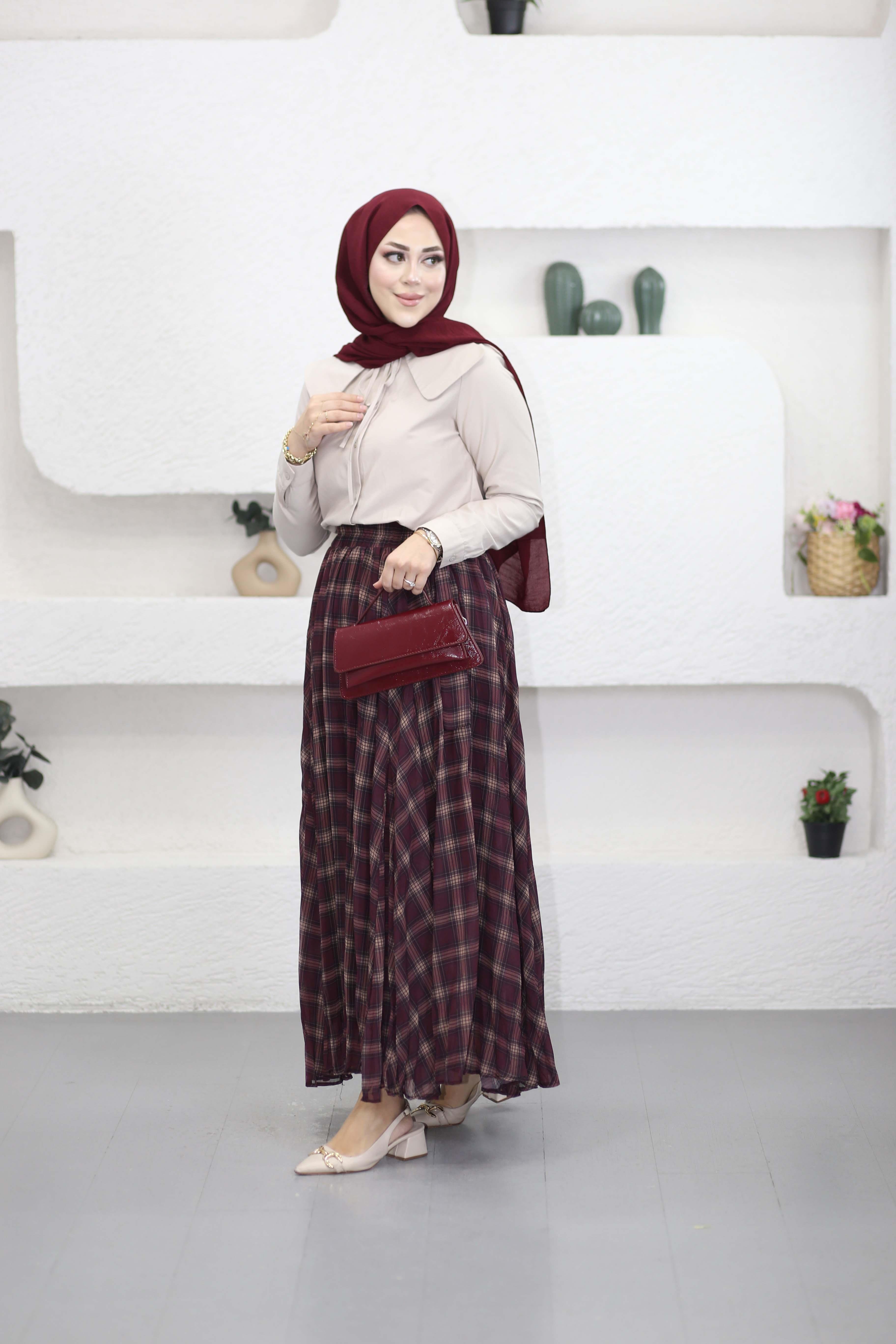 Yakası Bağlamalı Gömlek Bej 3166