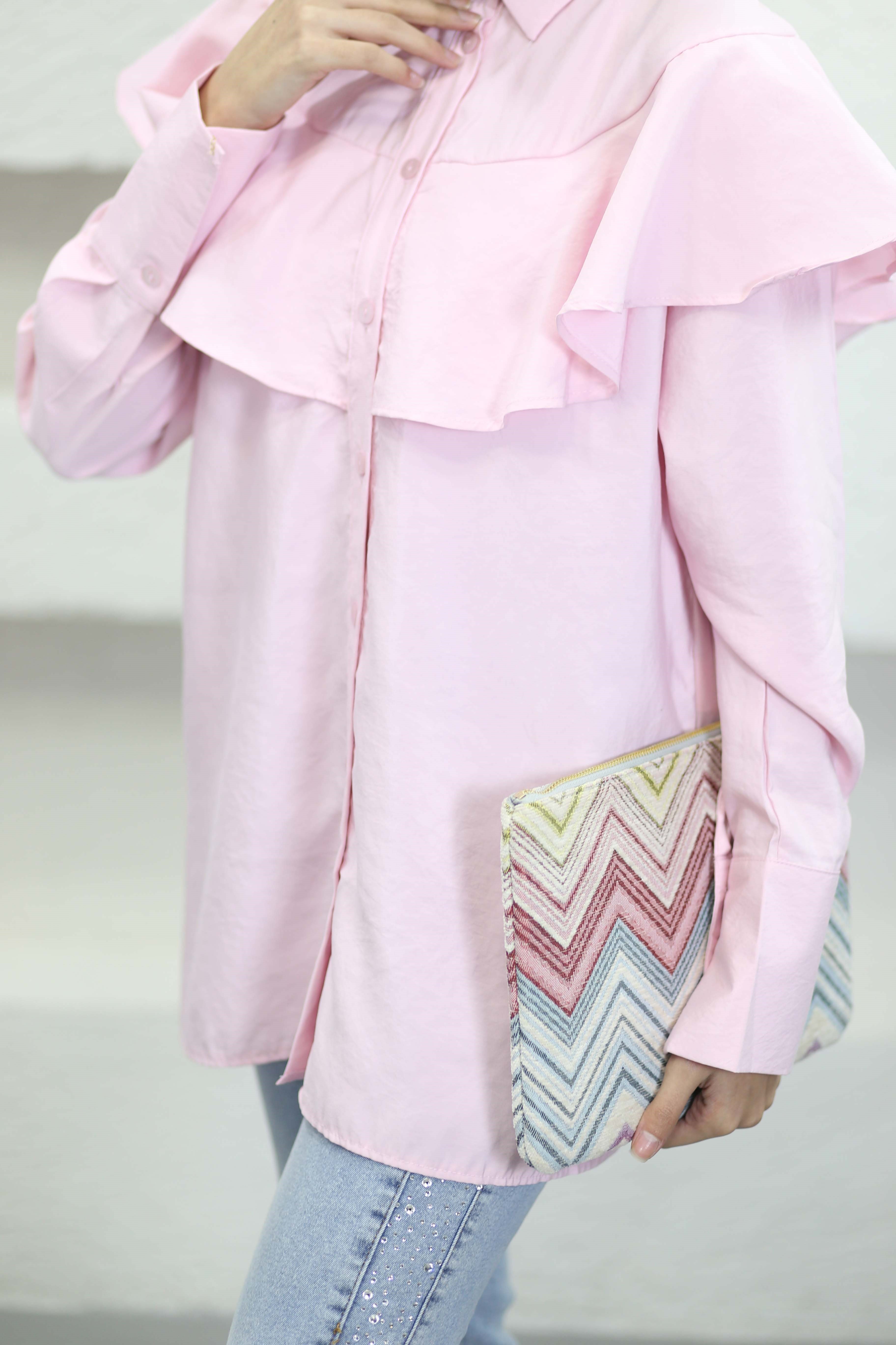 Yazgı Gömlek Pembe 6317