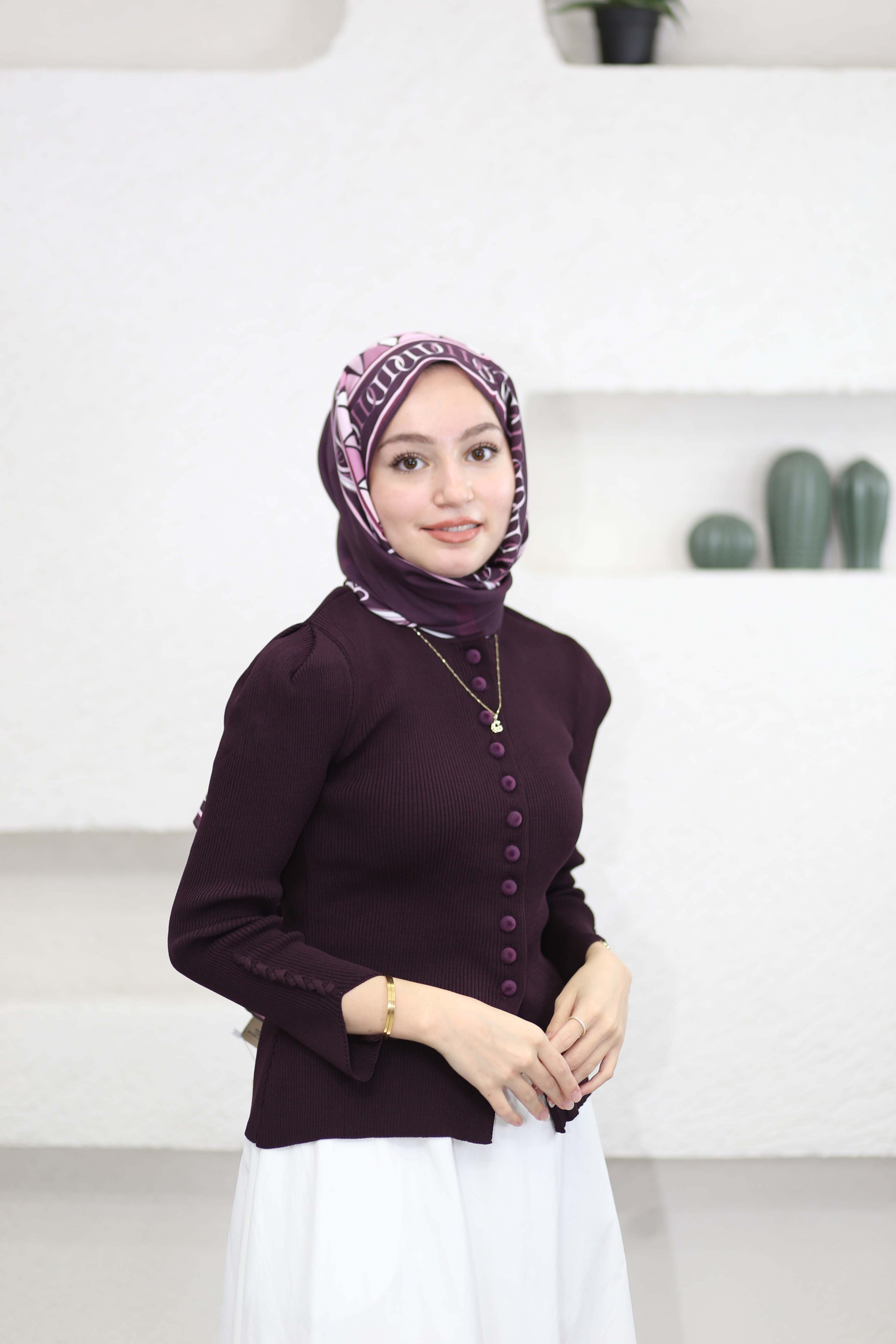 Mini Hırka Mürdüm 140687