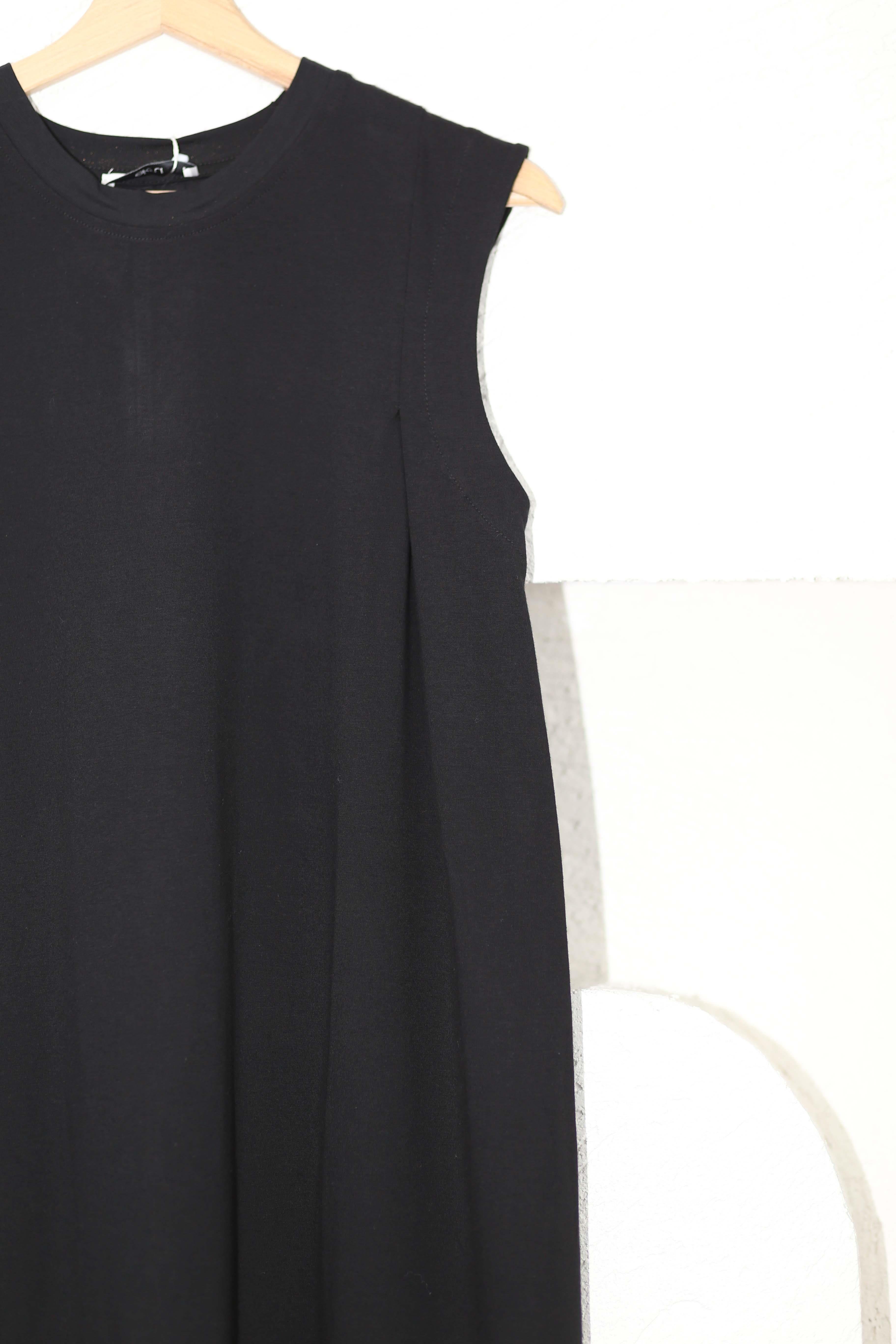 Poplin Süprem Elbise Siyah 3058