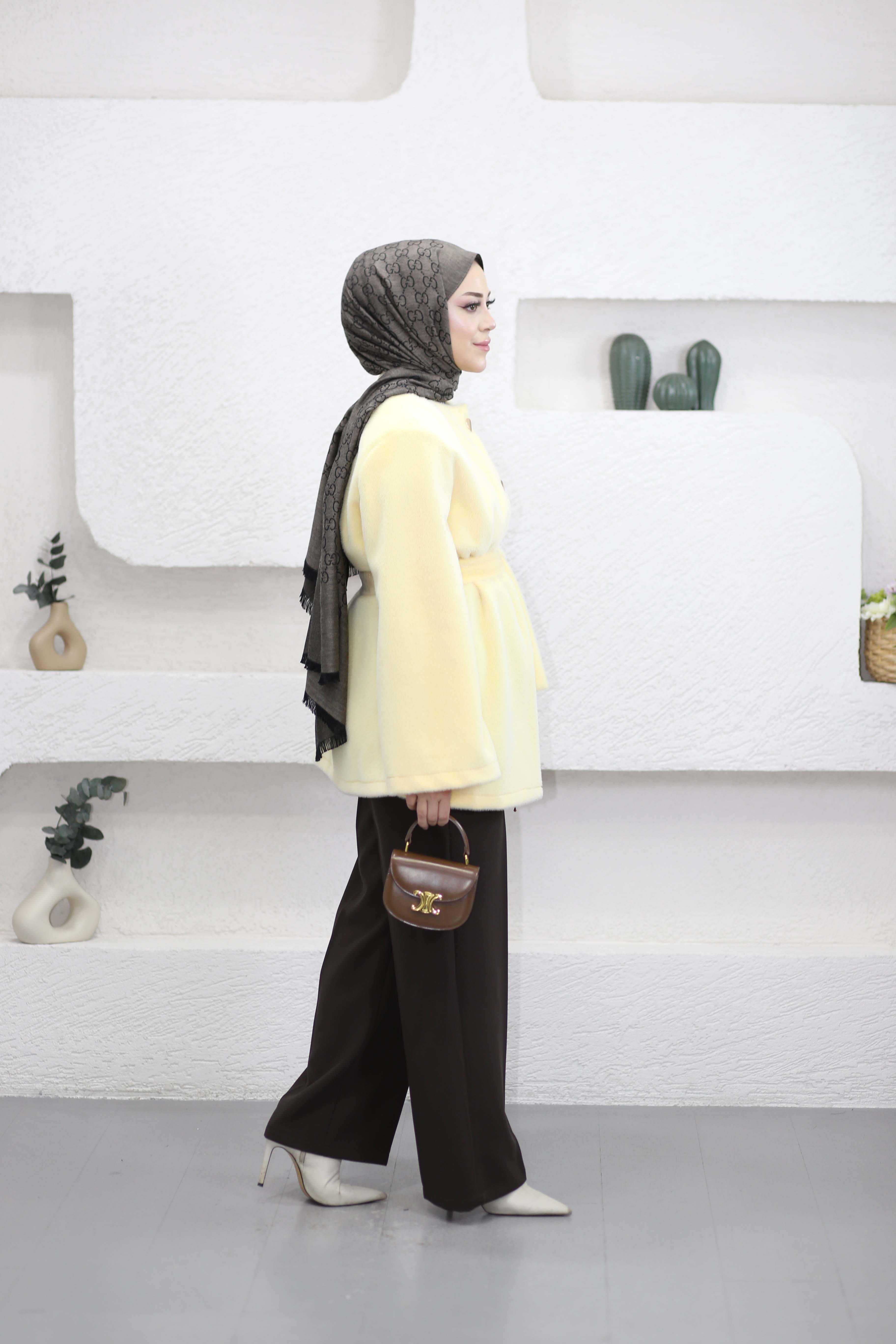 Kemerli Golfox Kaban Sarı 7212