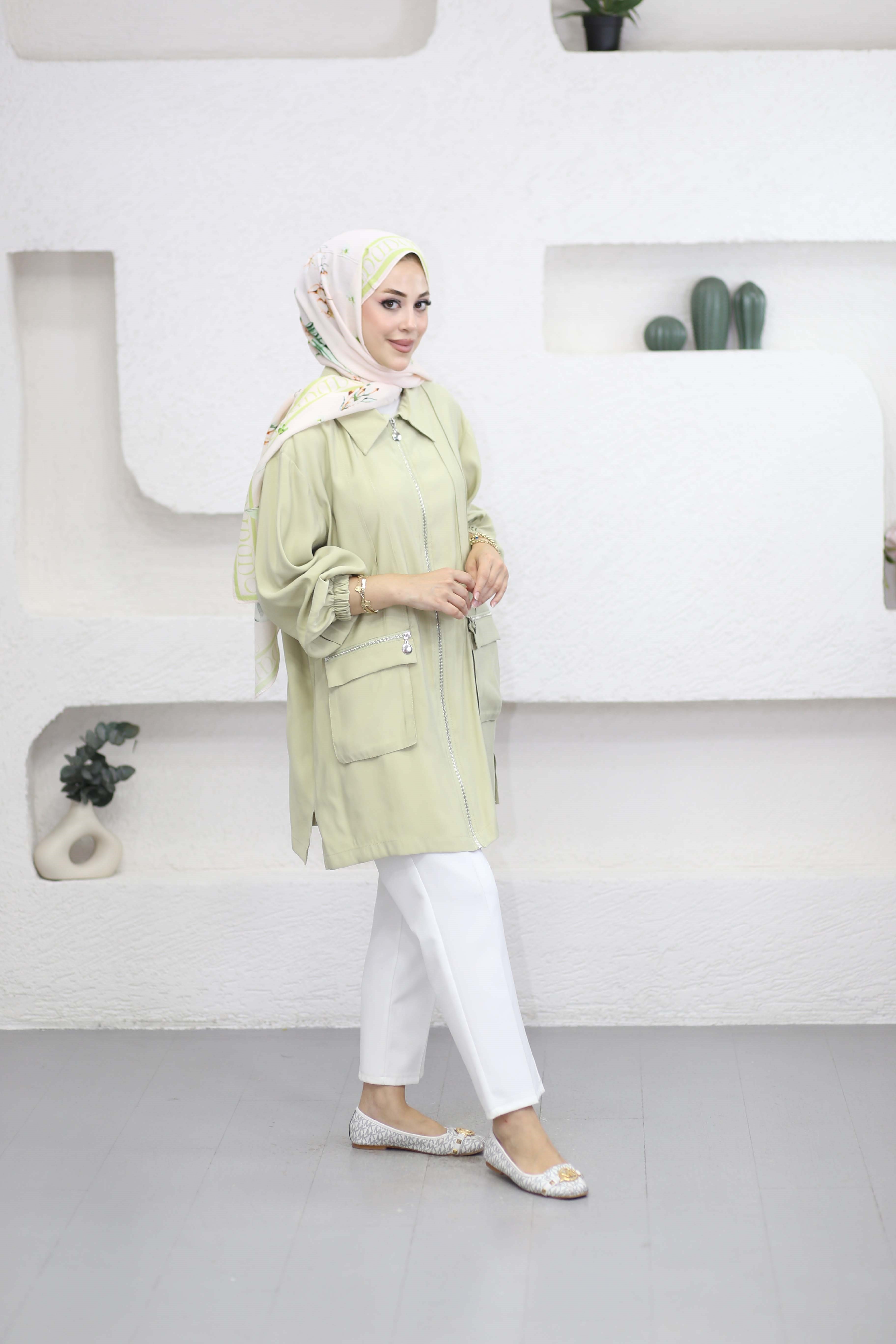 Fermuar Cepli Kap Lime 11237
