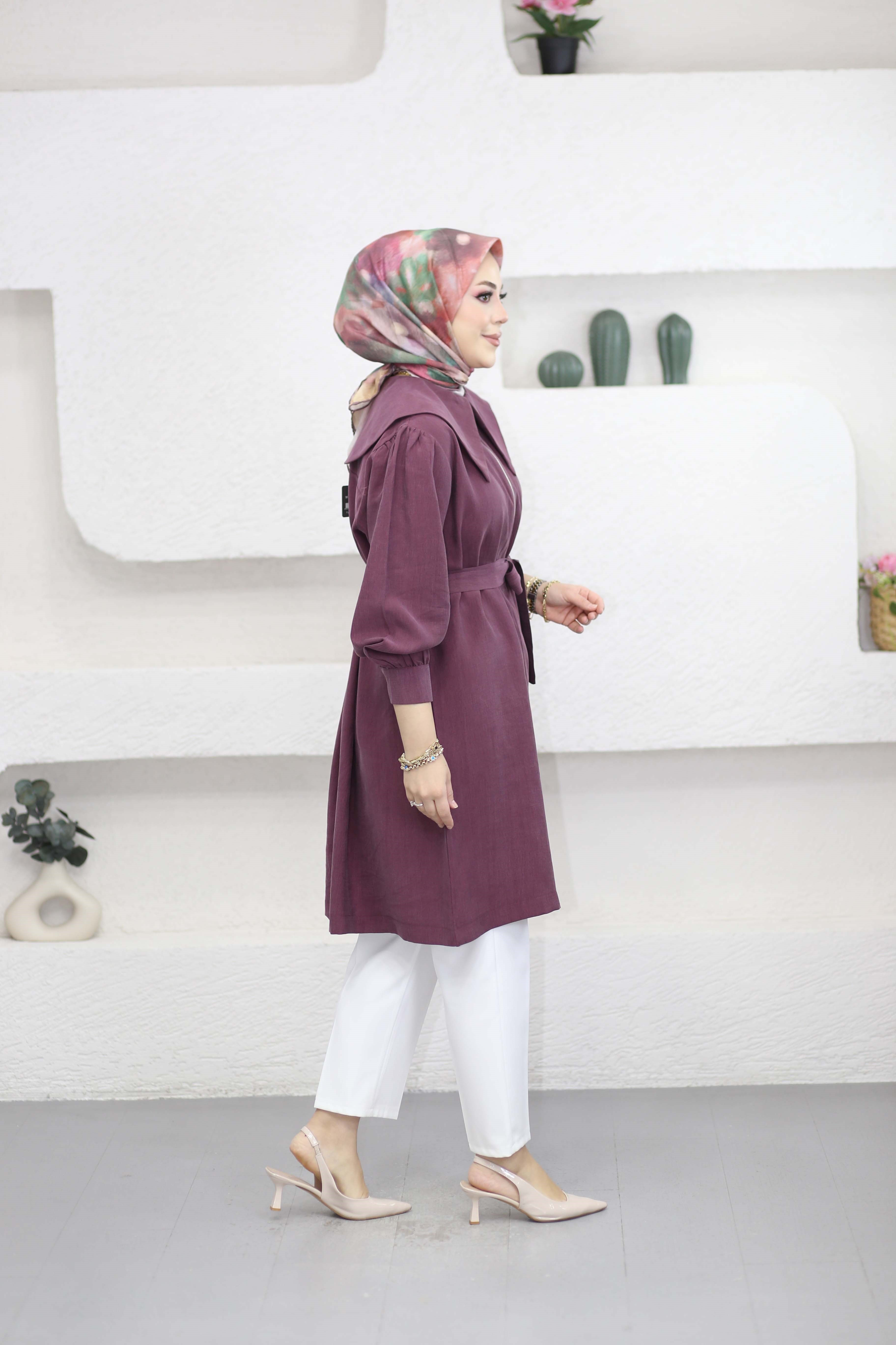 Bebe Yaka Kap Mürdüm 6437