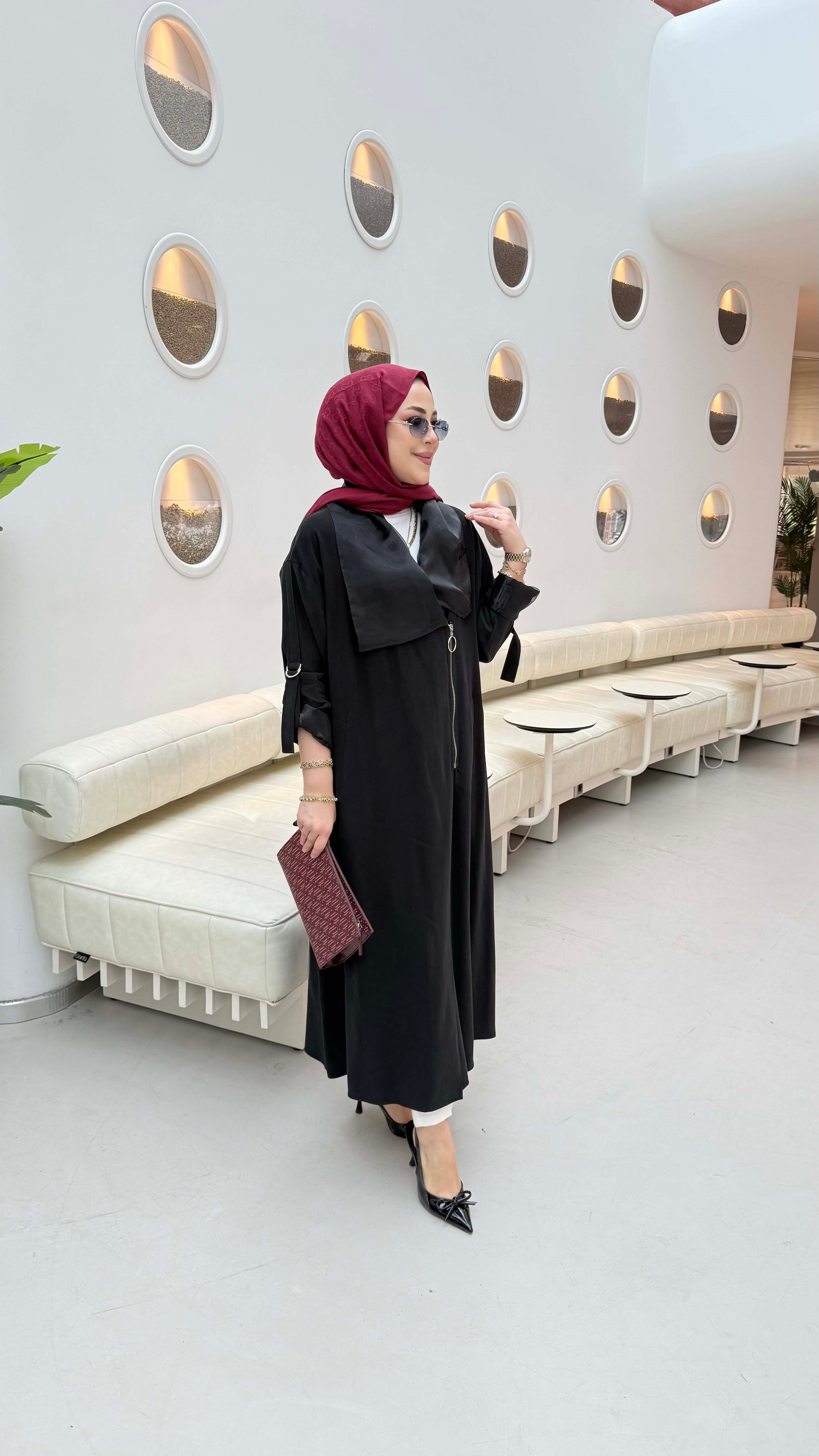 Organze Kap Siyah 5020