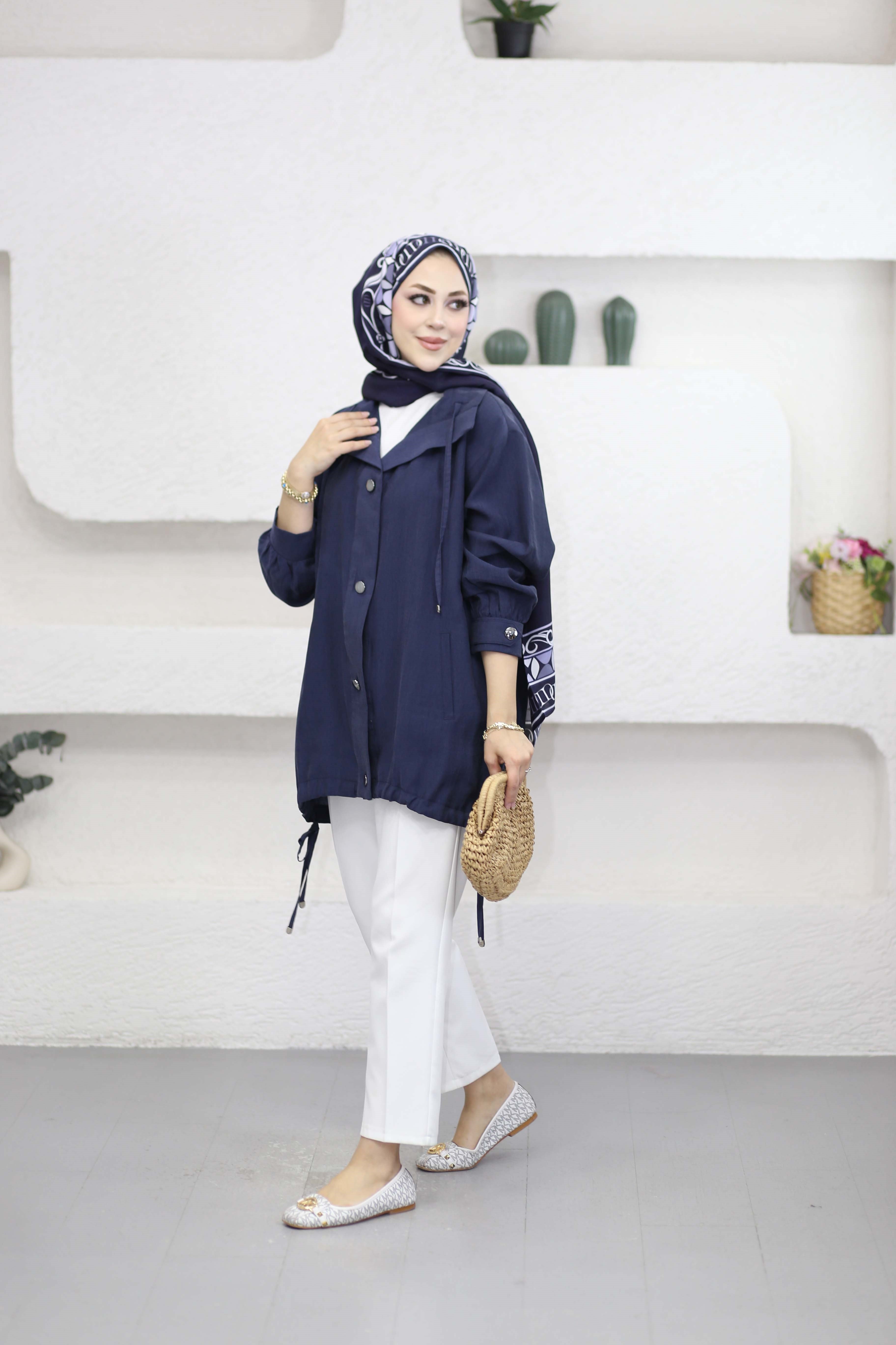 Esma Kap Lacivert 4507