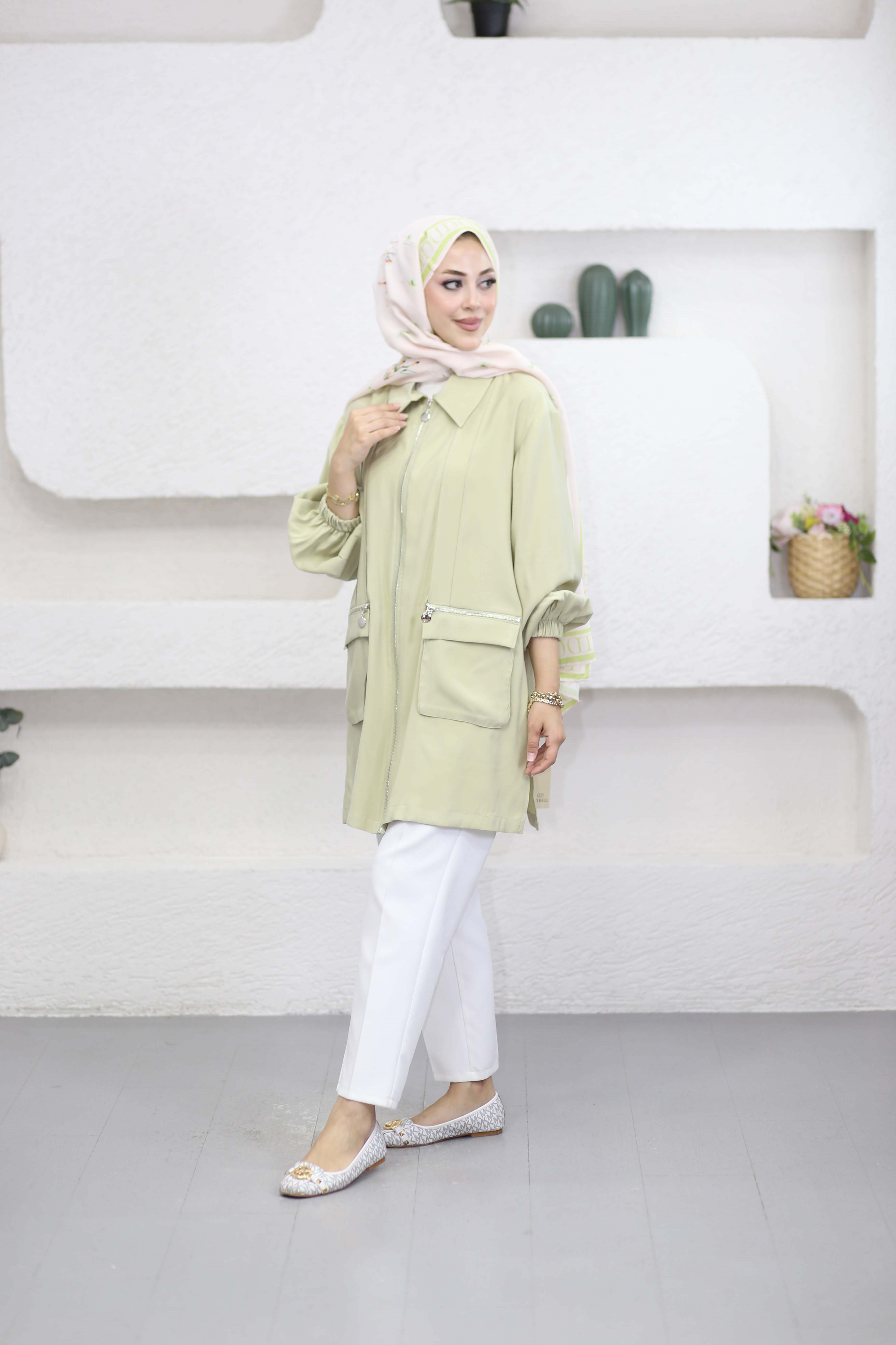 Fermuar Cepli Kap Lime 11237