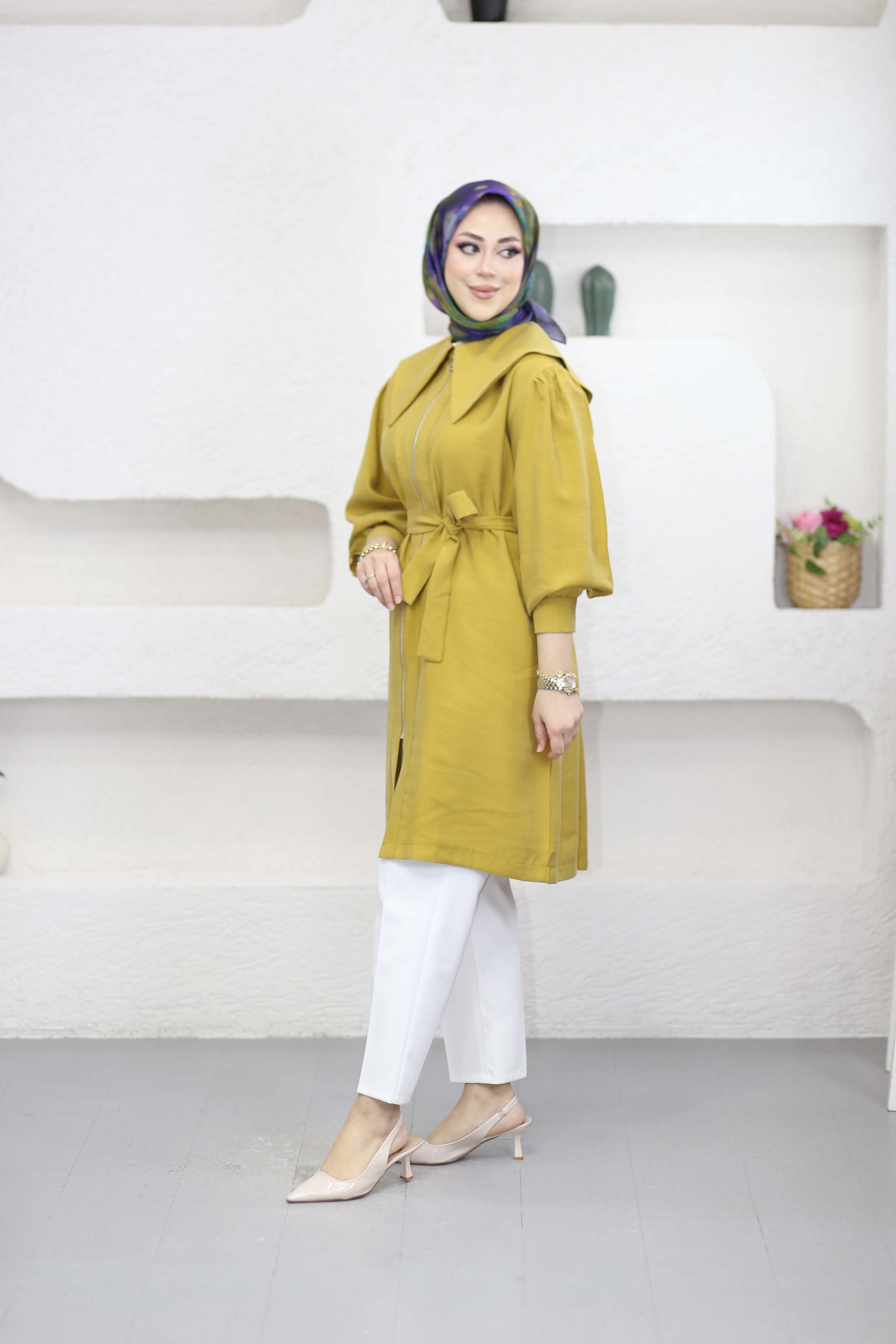 Bebe Yaka Kap Hardal 6437