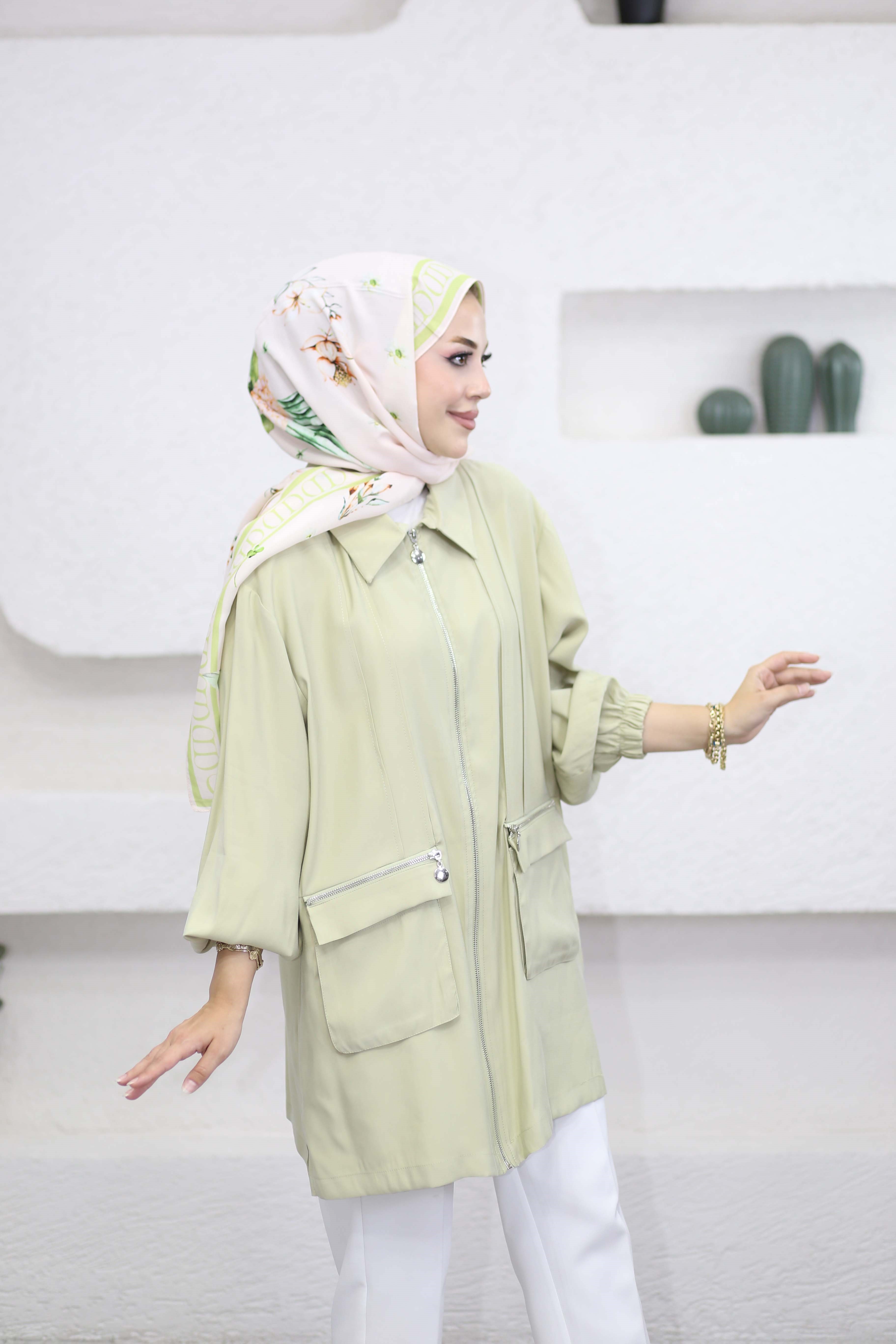Fermuar Cepli Kap Lime 11237