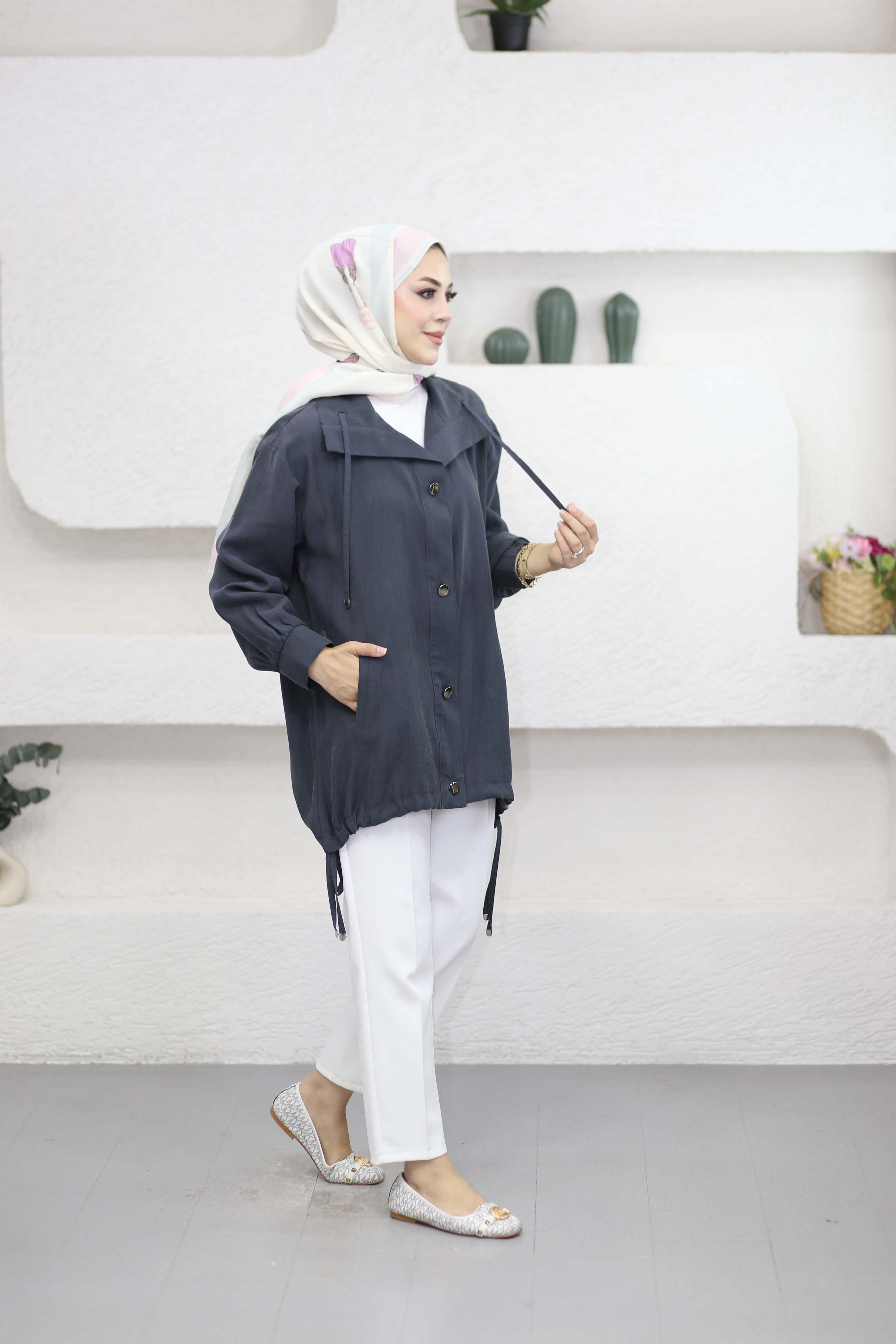 Esma Kap Antrasit 4507