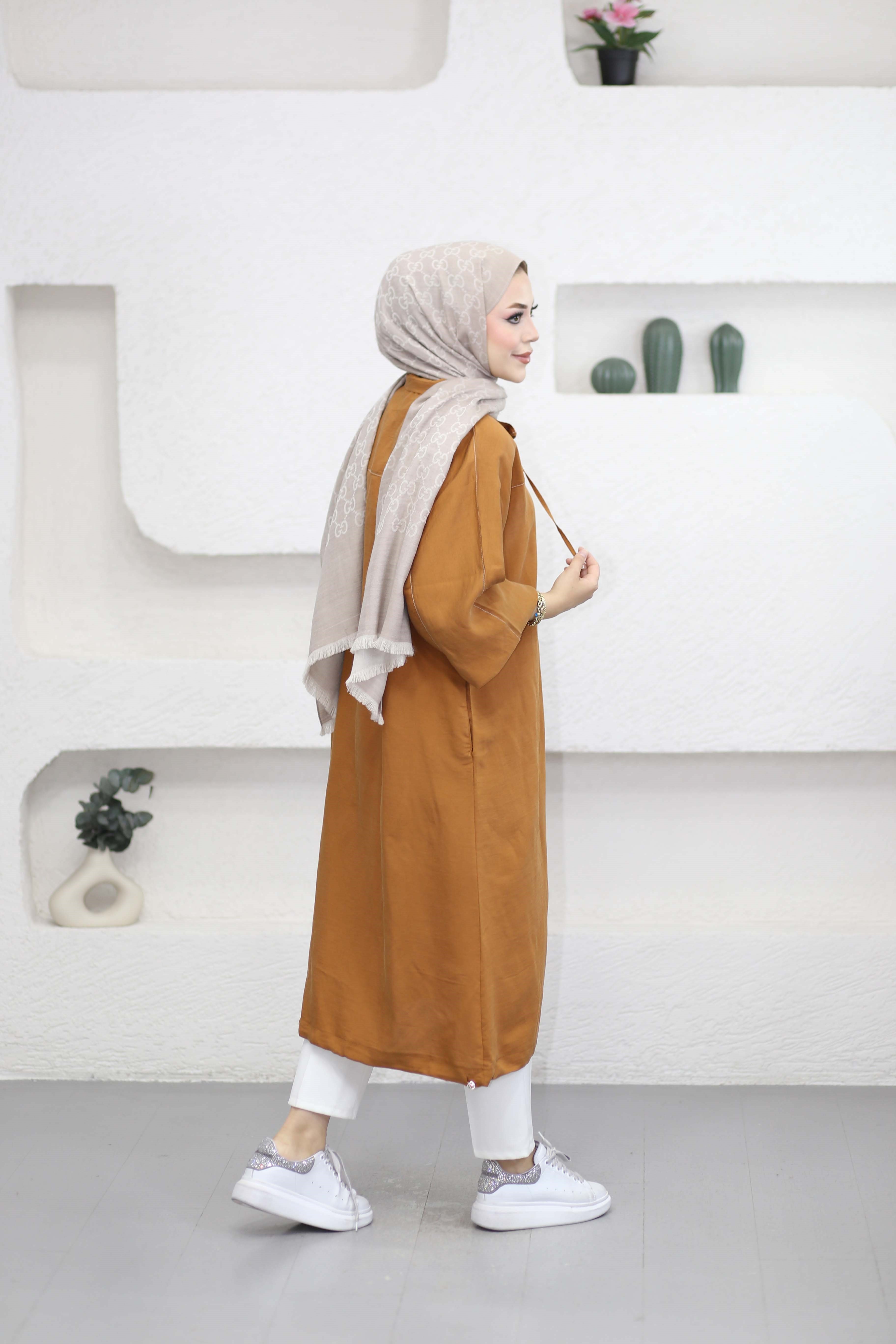 Robası Dikiş Detaylı Kap Kiremit 3447
