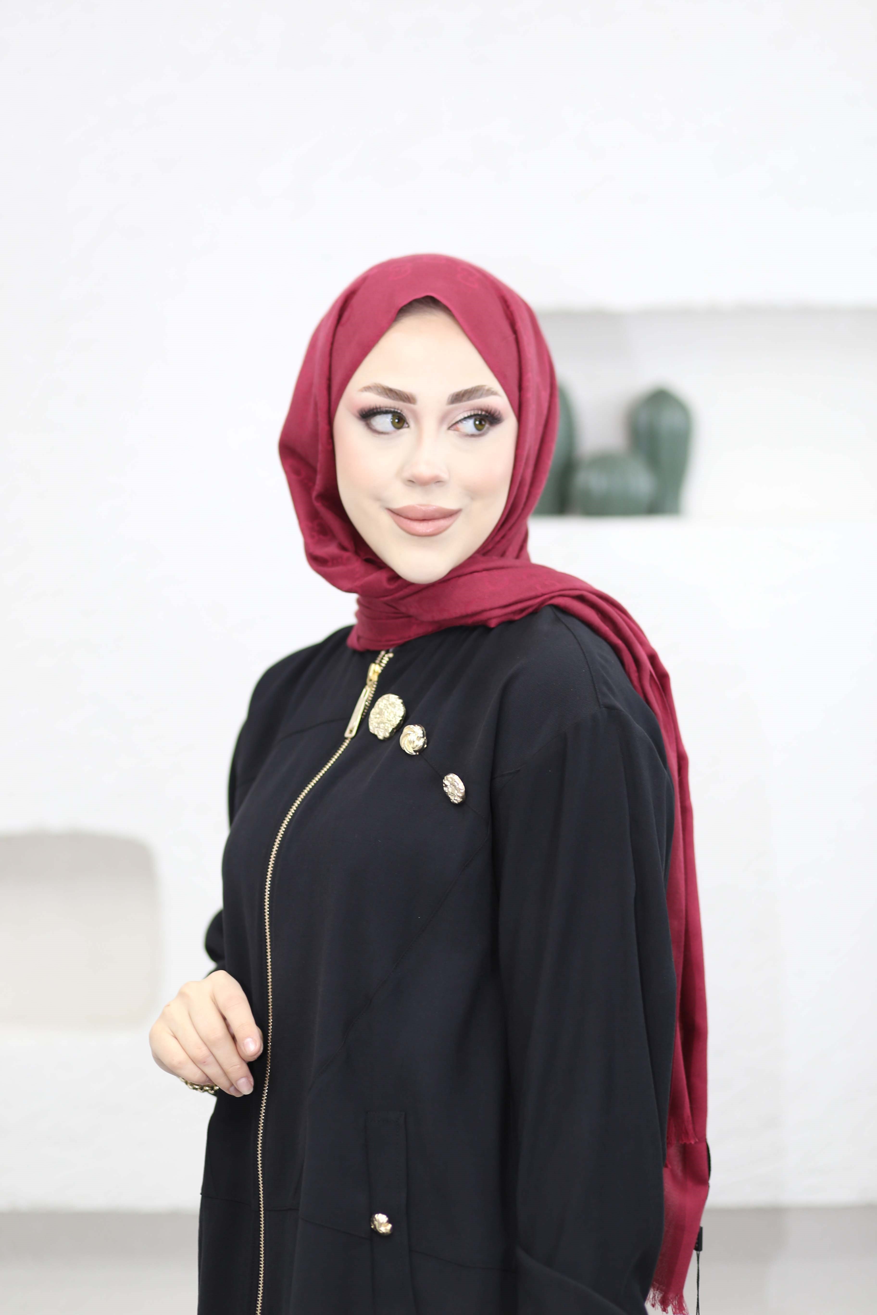 Gold Detaylı Kap Siyah 1524