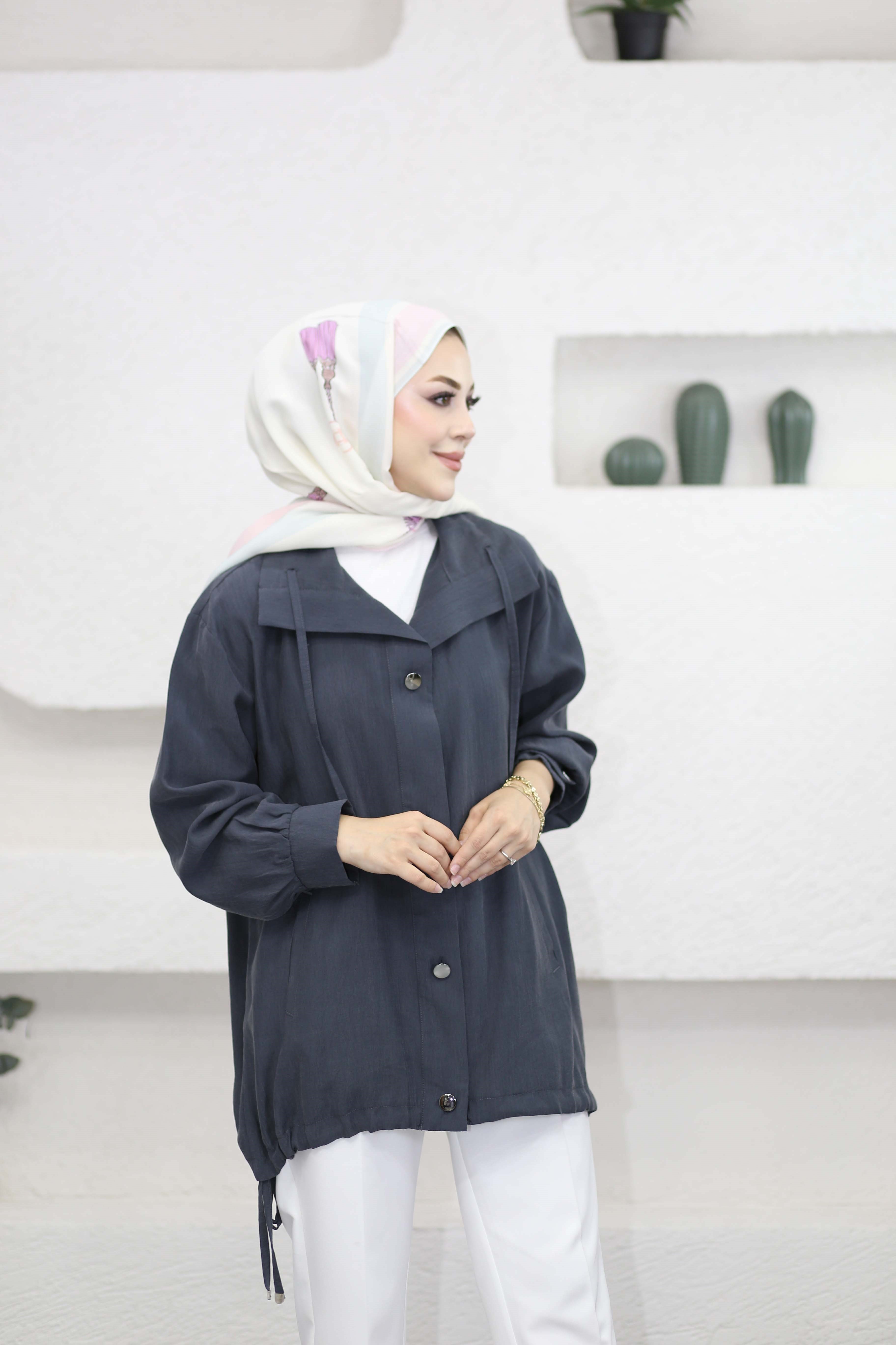 Esma Kap Antrasit 4507