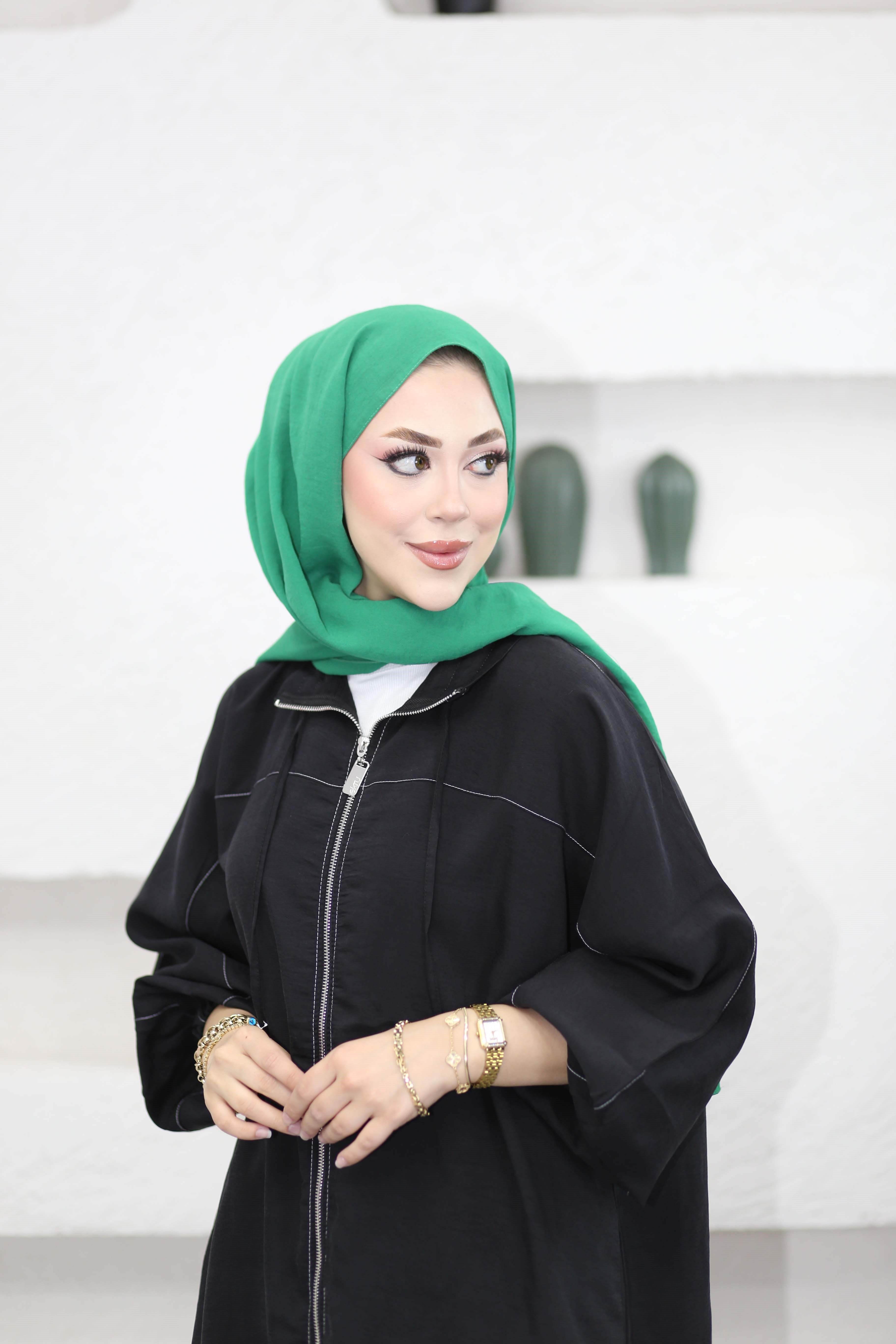Robası Dikiş Detaylı Kap Siyah 3447