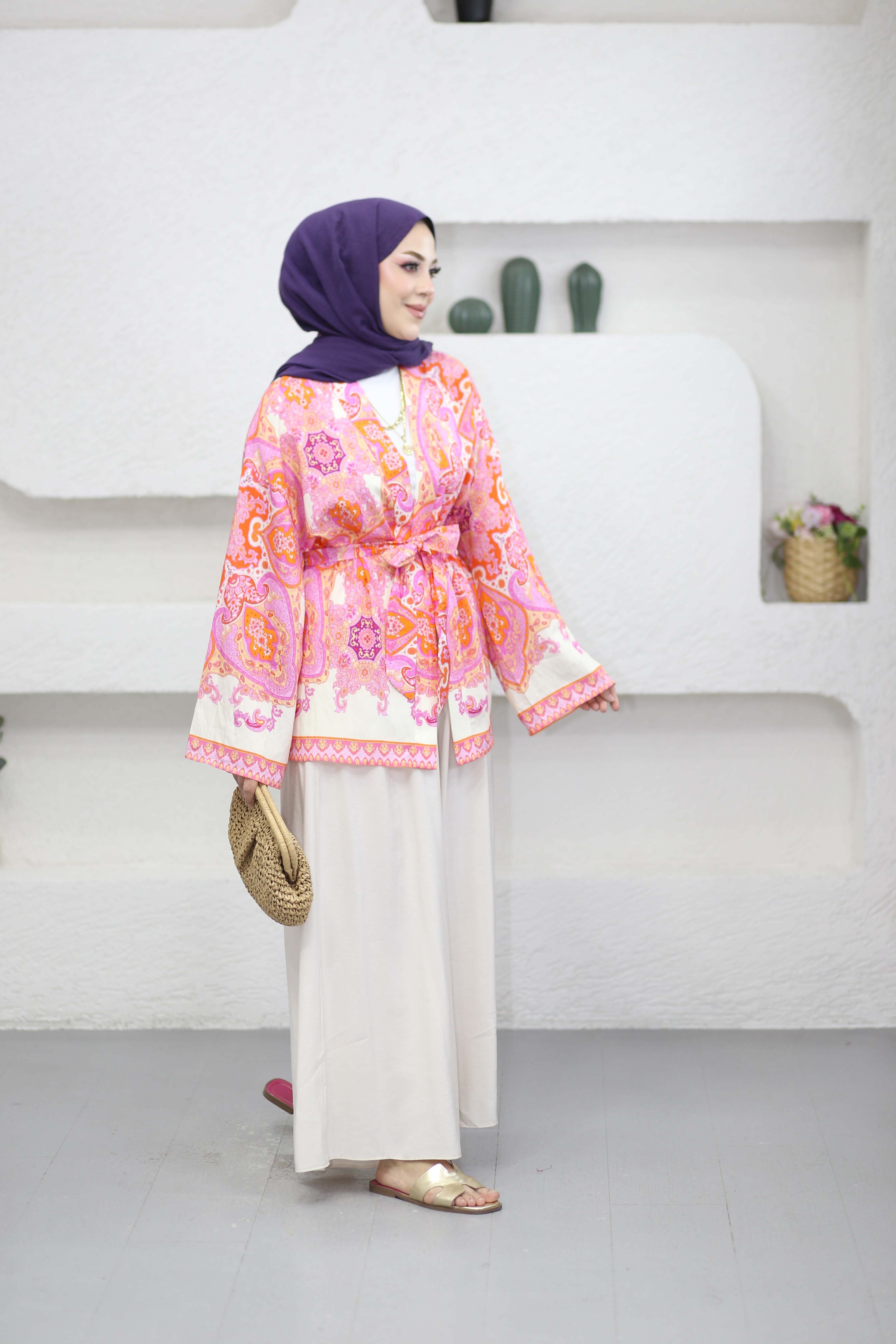 İris Kimono Pembe 2254
