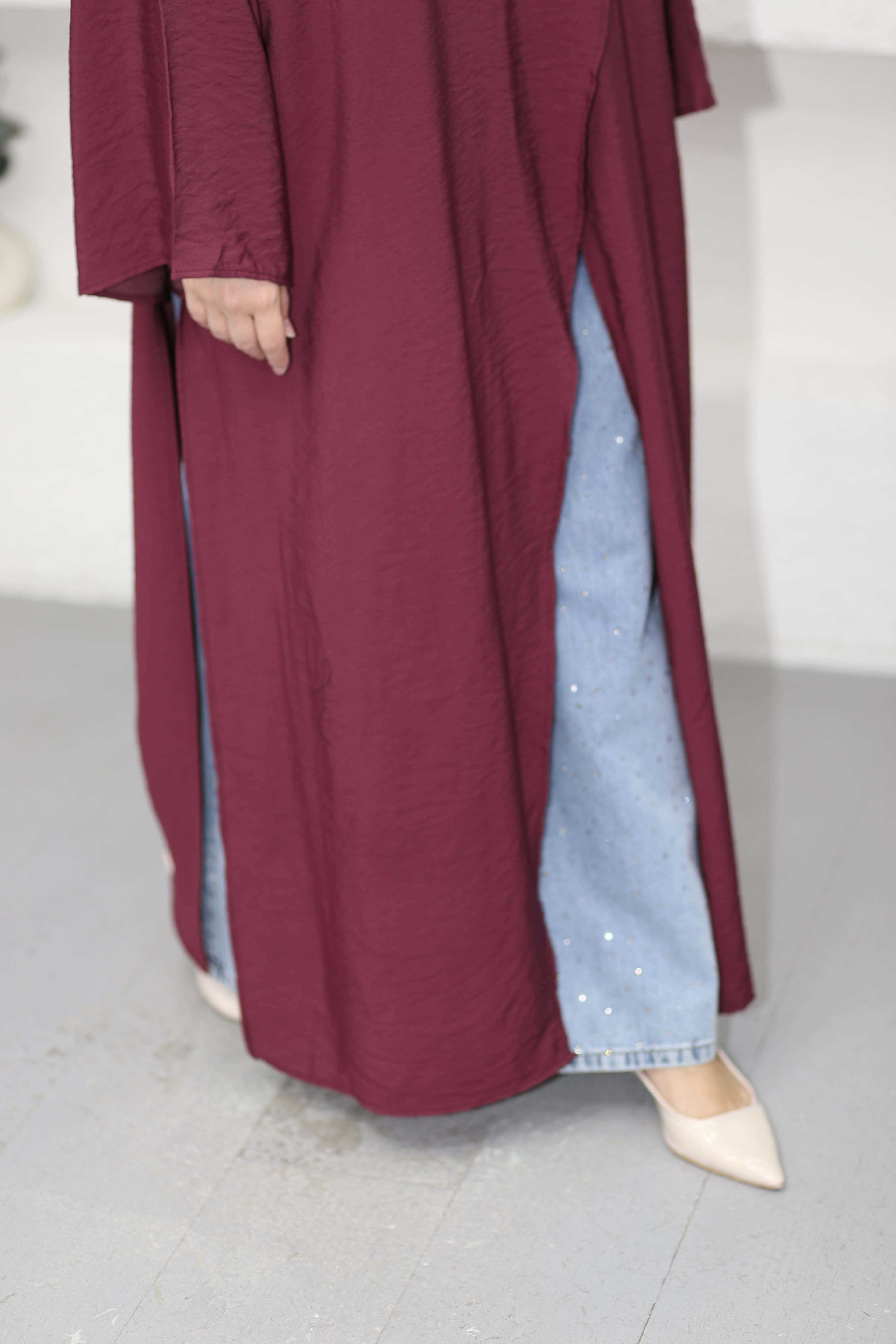 Nazan Tunik Bordo 9017