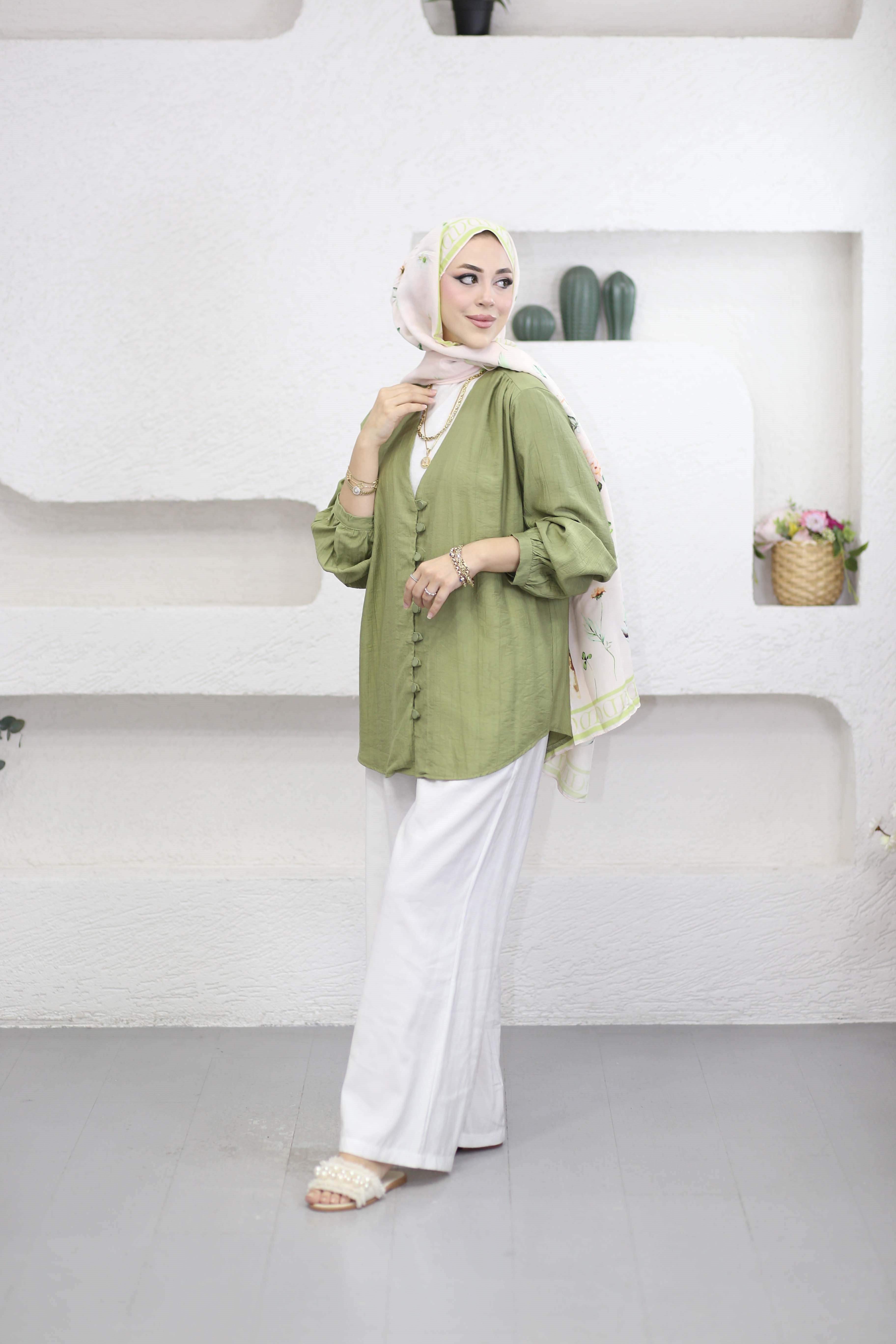 Sema Kimono Yeşil 1834