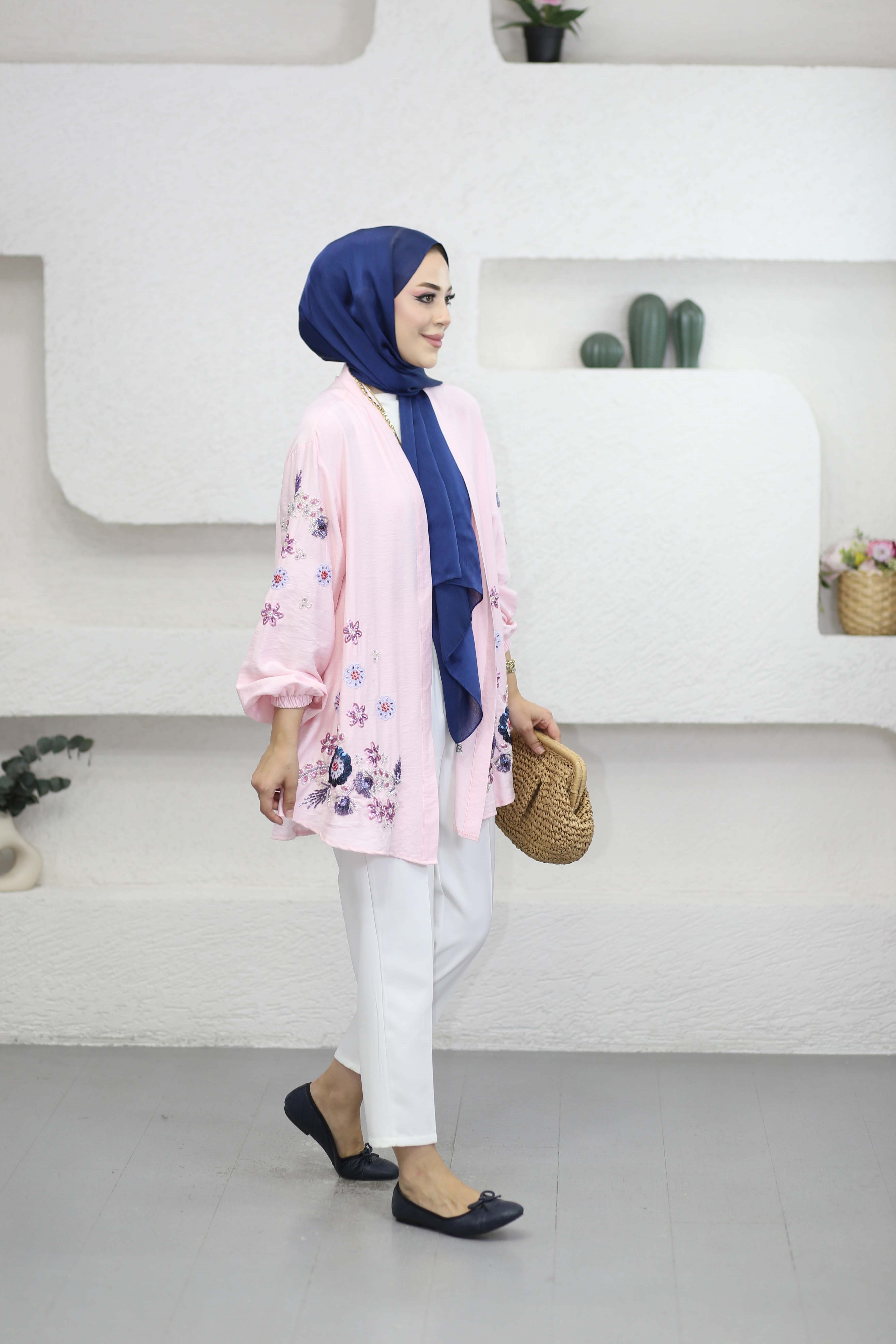 Elisa Kimono Pembe 26113