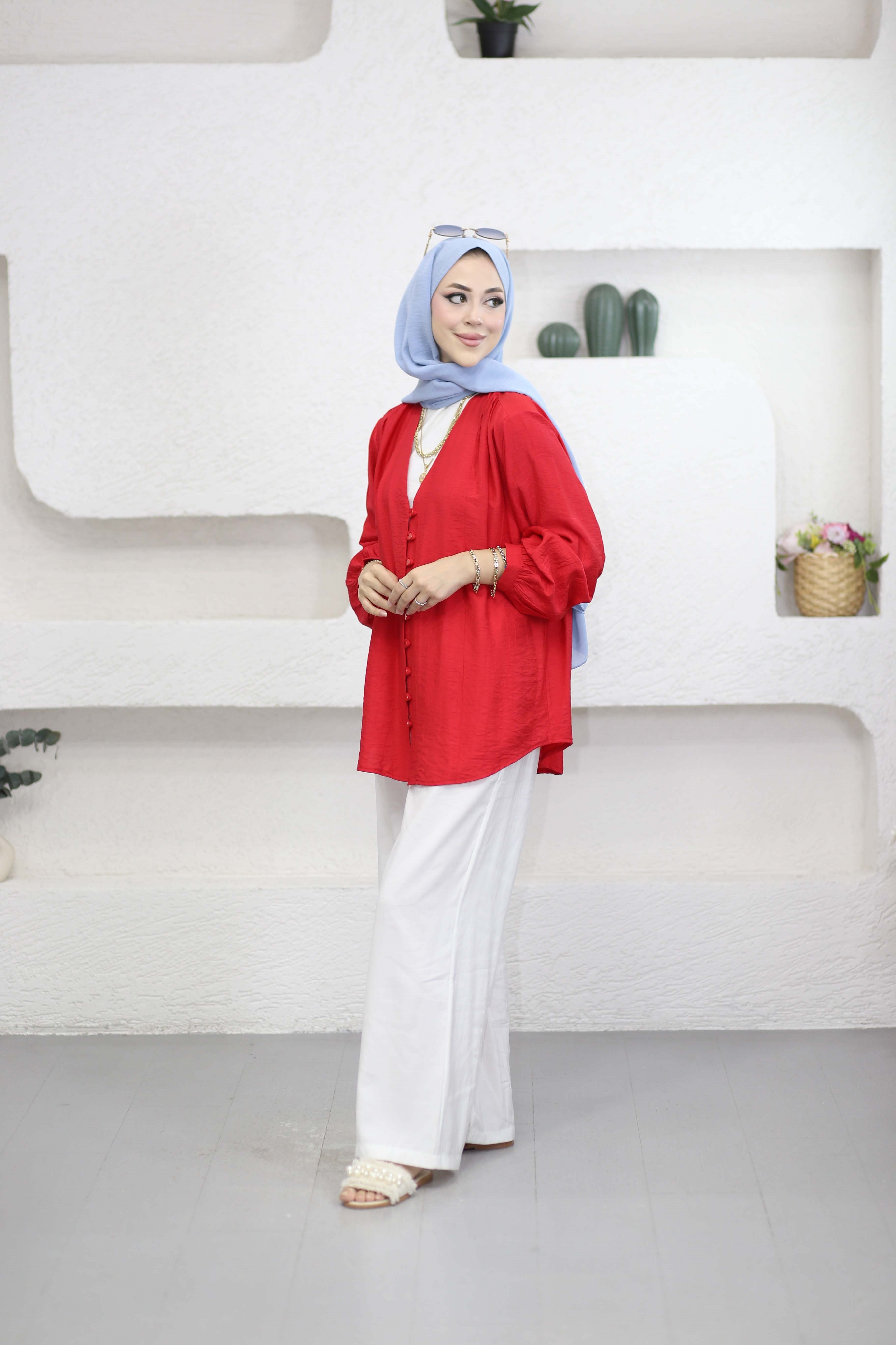 Sema Kimono Kırmızı 1834