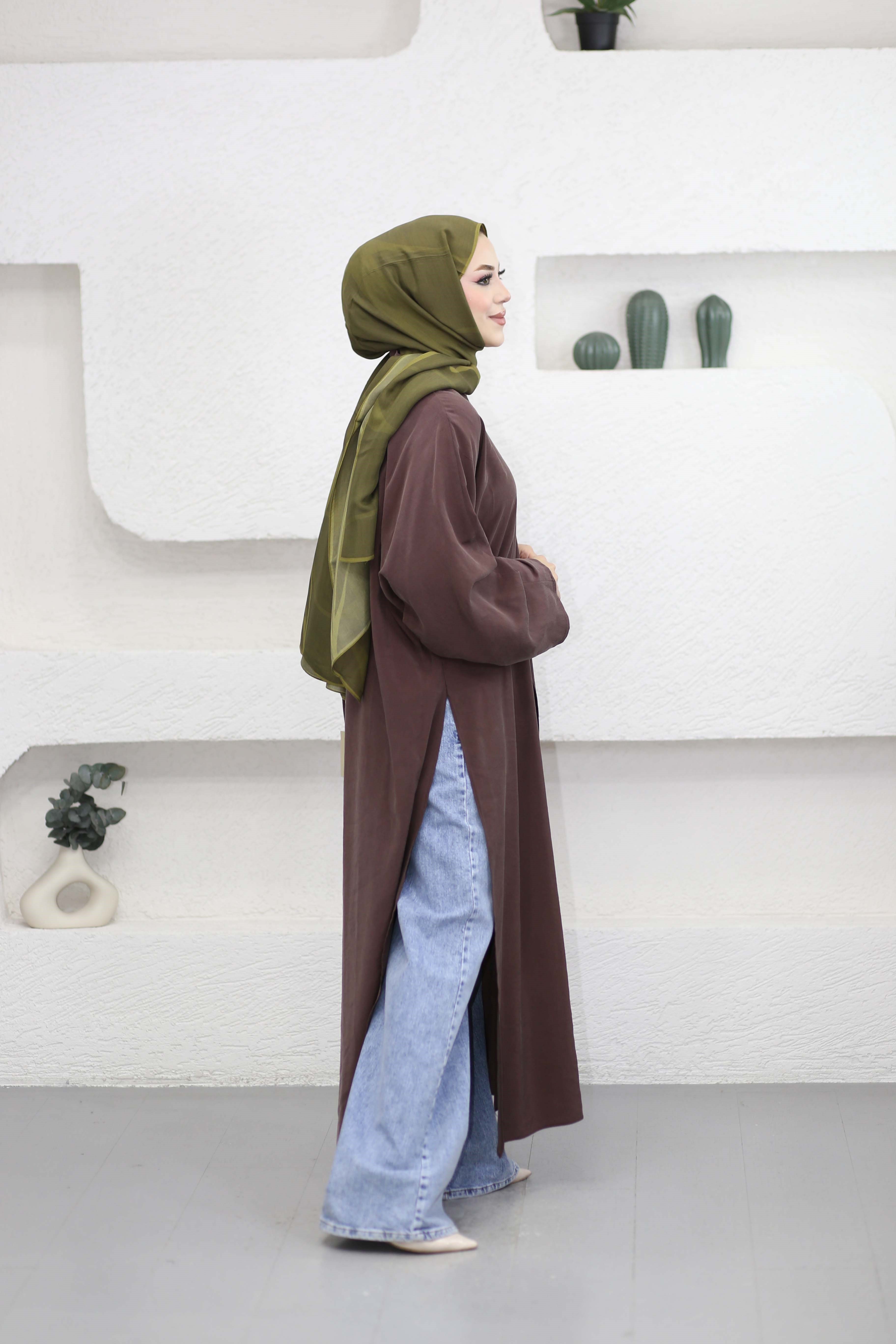 Feraye Tunik Kahverengi 2797