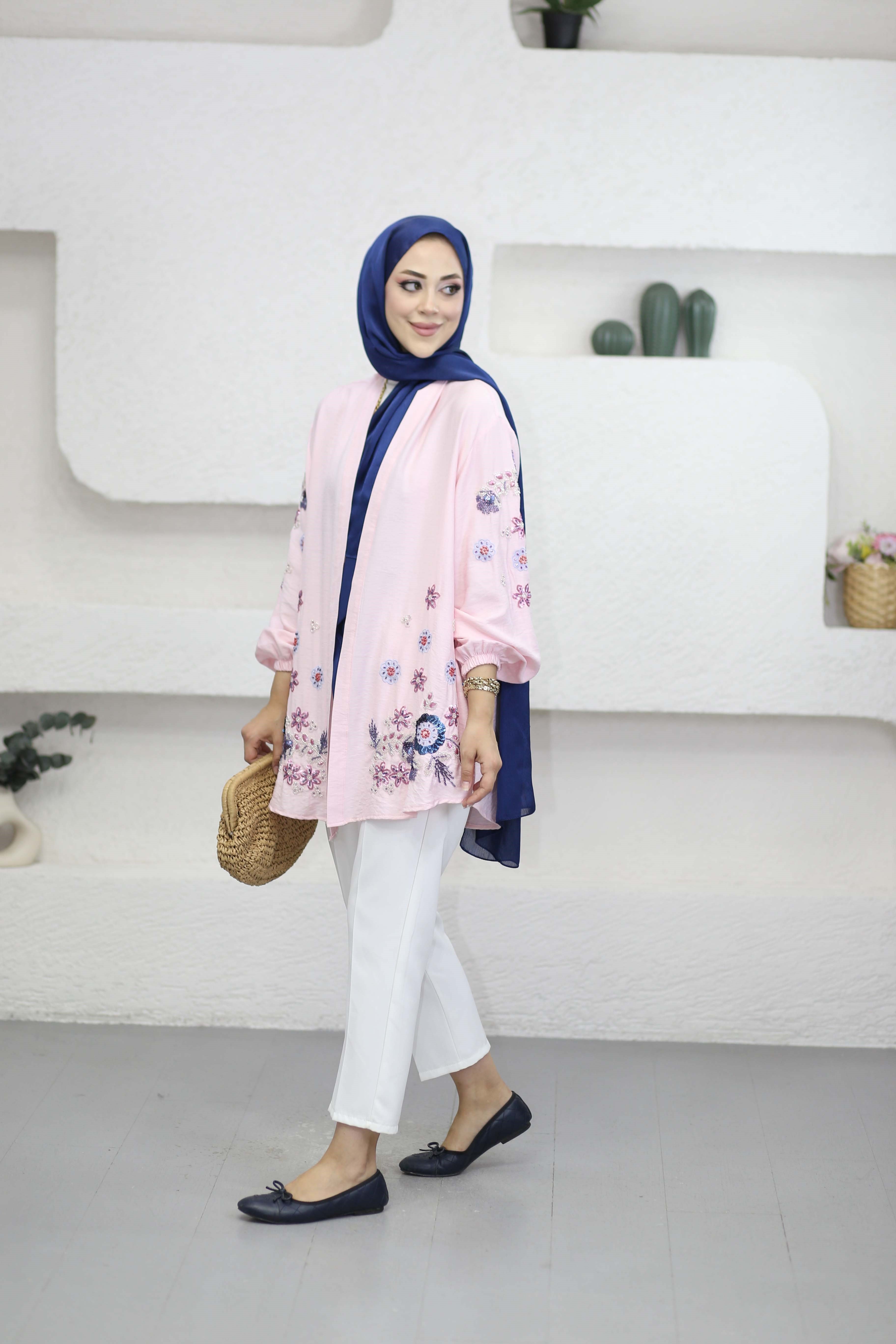Elisa Kimono Pembe 26113