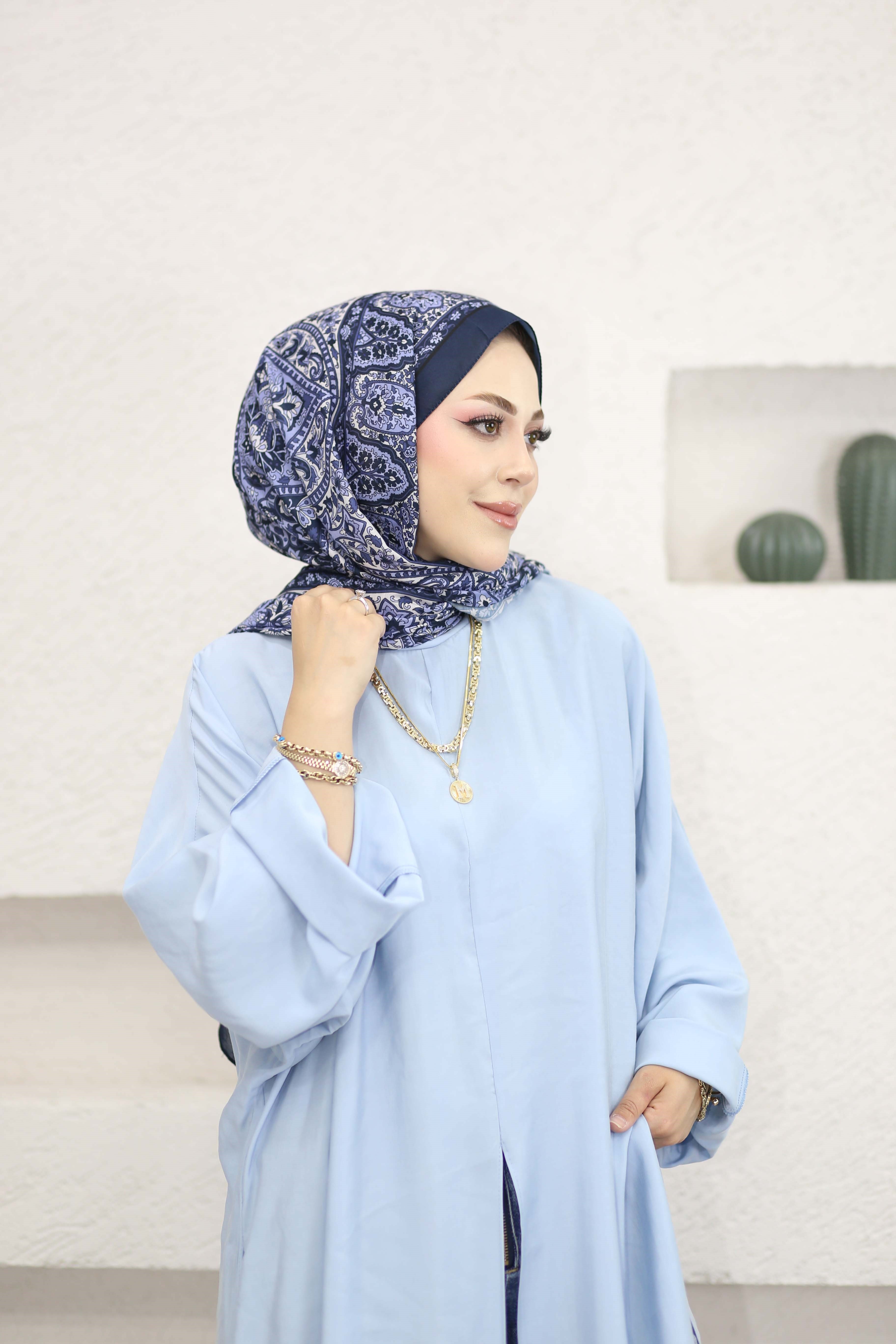 Feraye Tunik Bebe Mavi 2797