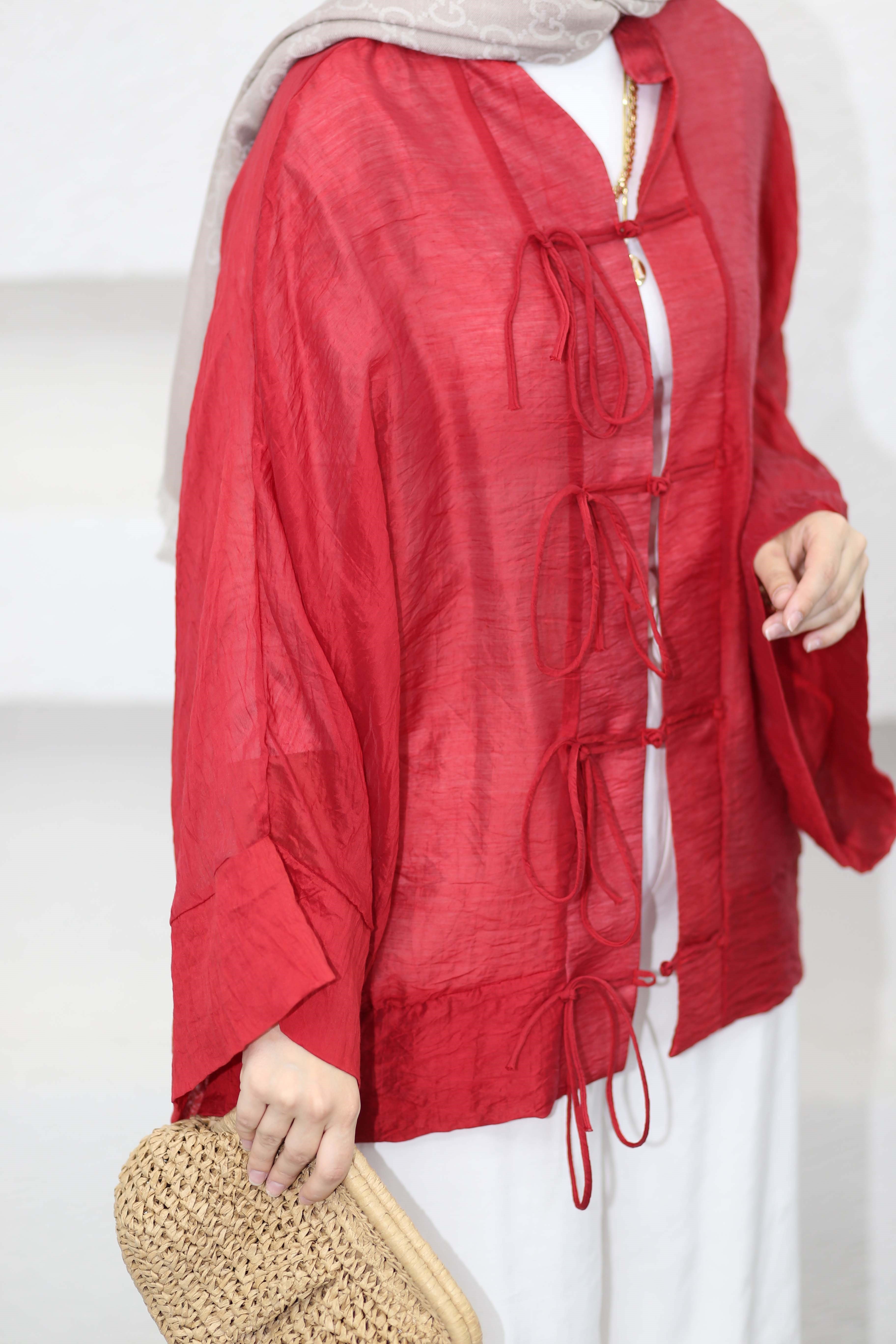 Mess Kimono Kırmızı 1389