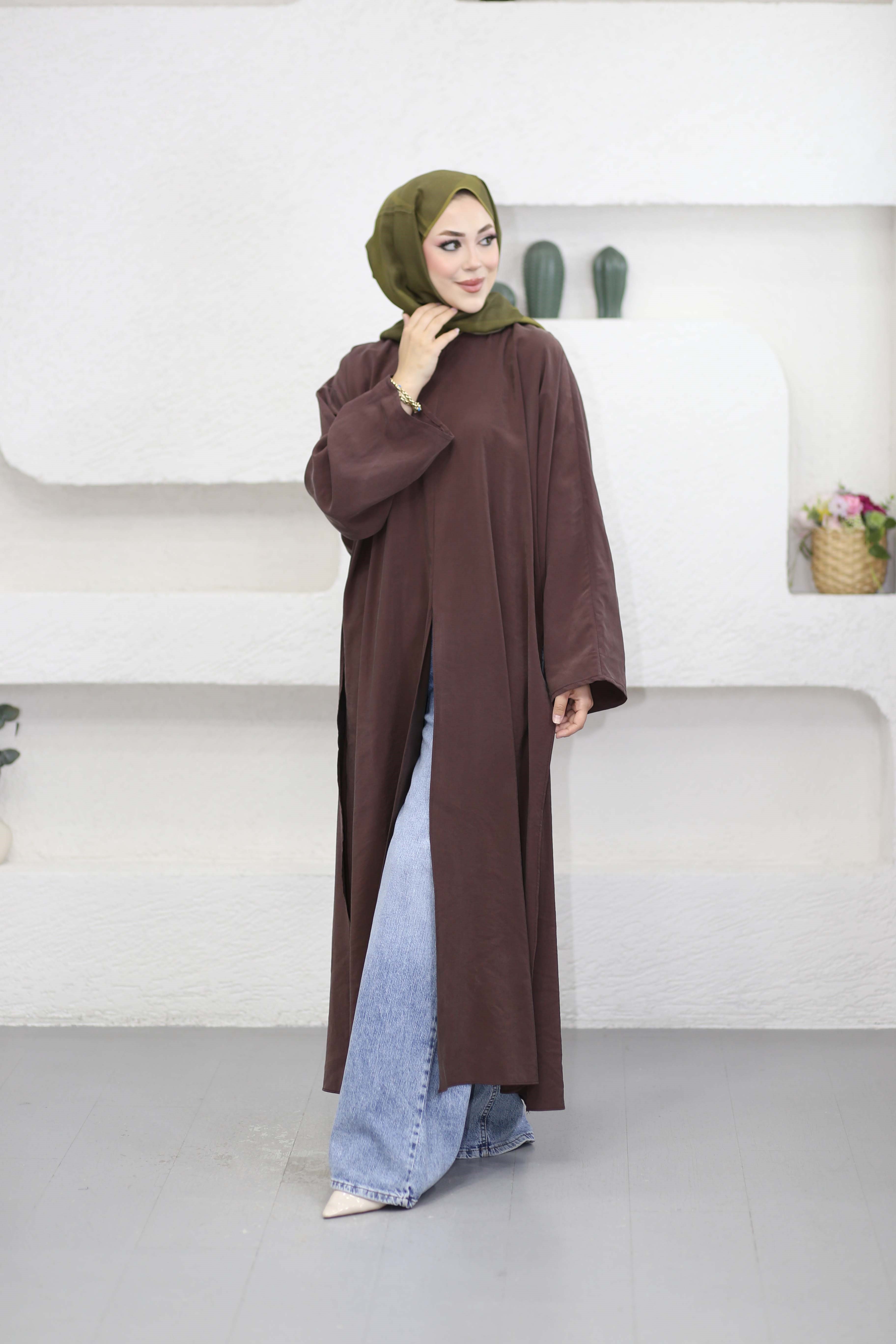 Feraye Tunik Kahverengi 2797