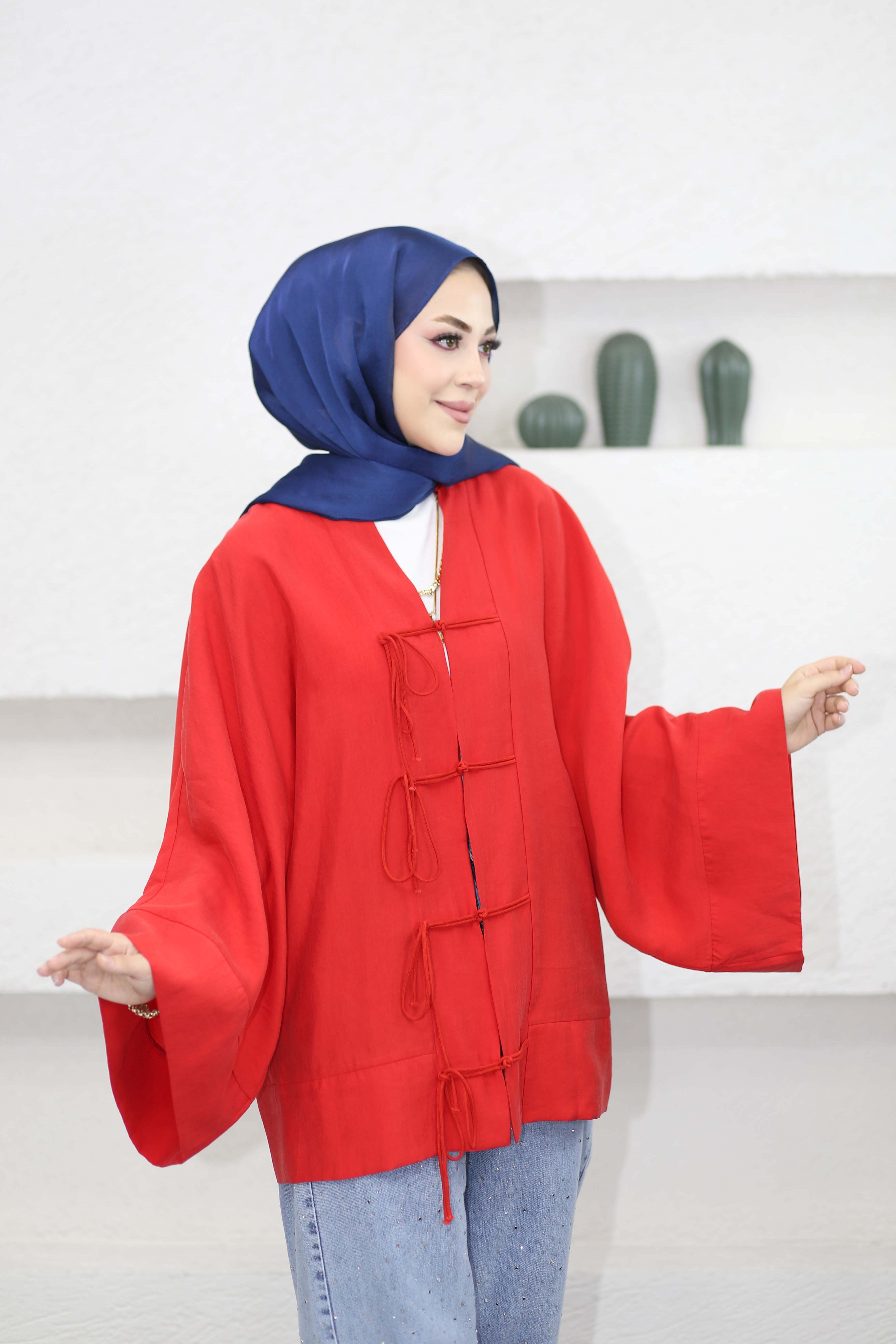 Melina Kimono Kırmızı 040