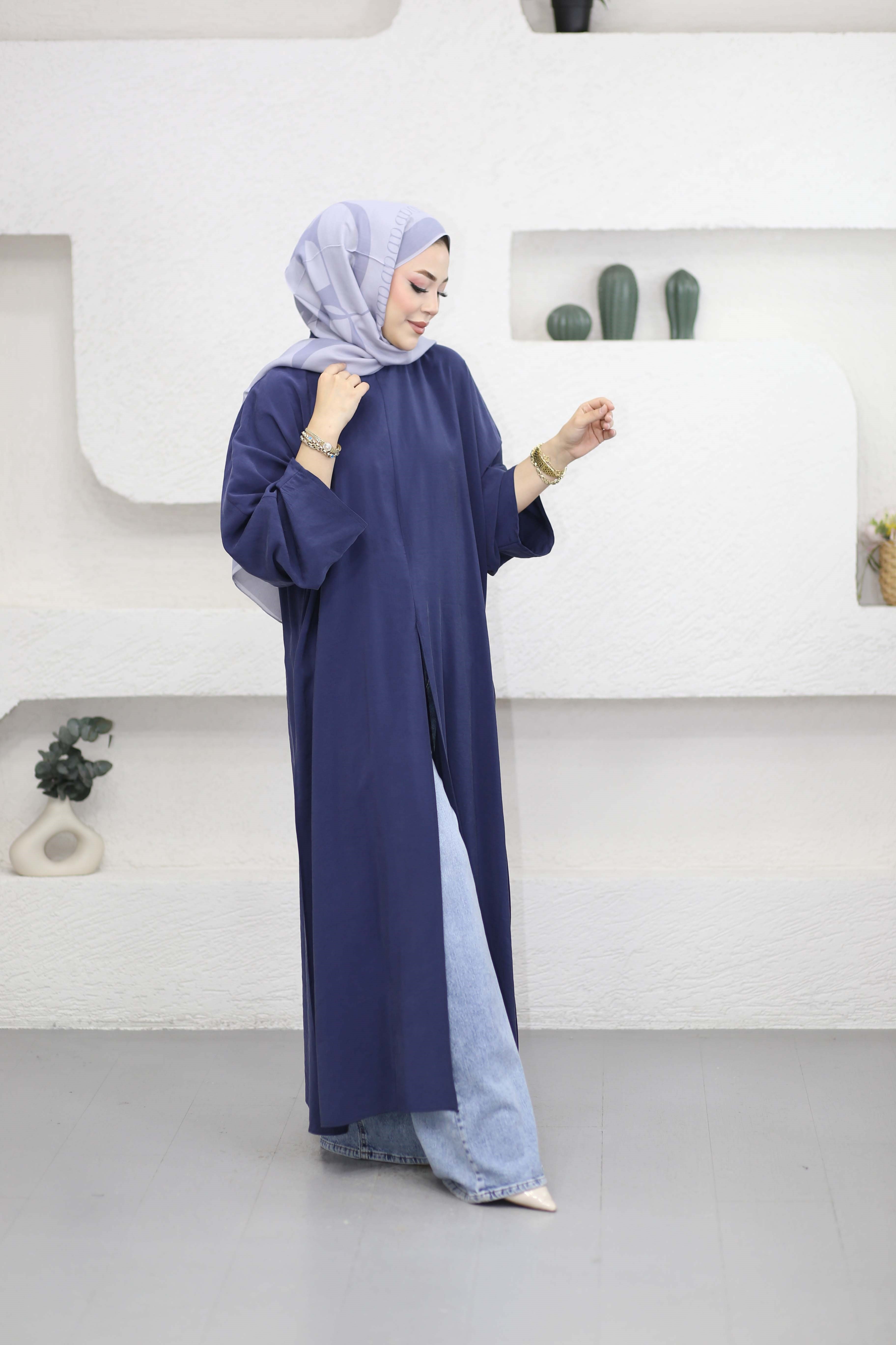 Feraye Tunik Lacivert 2797
