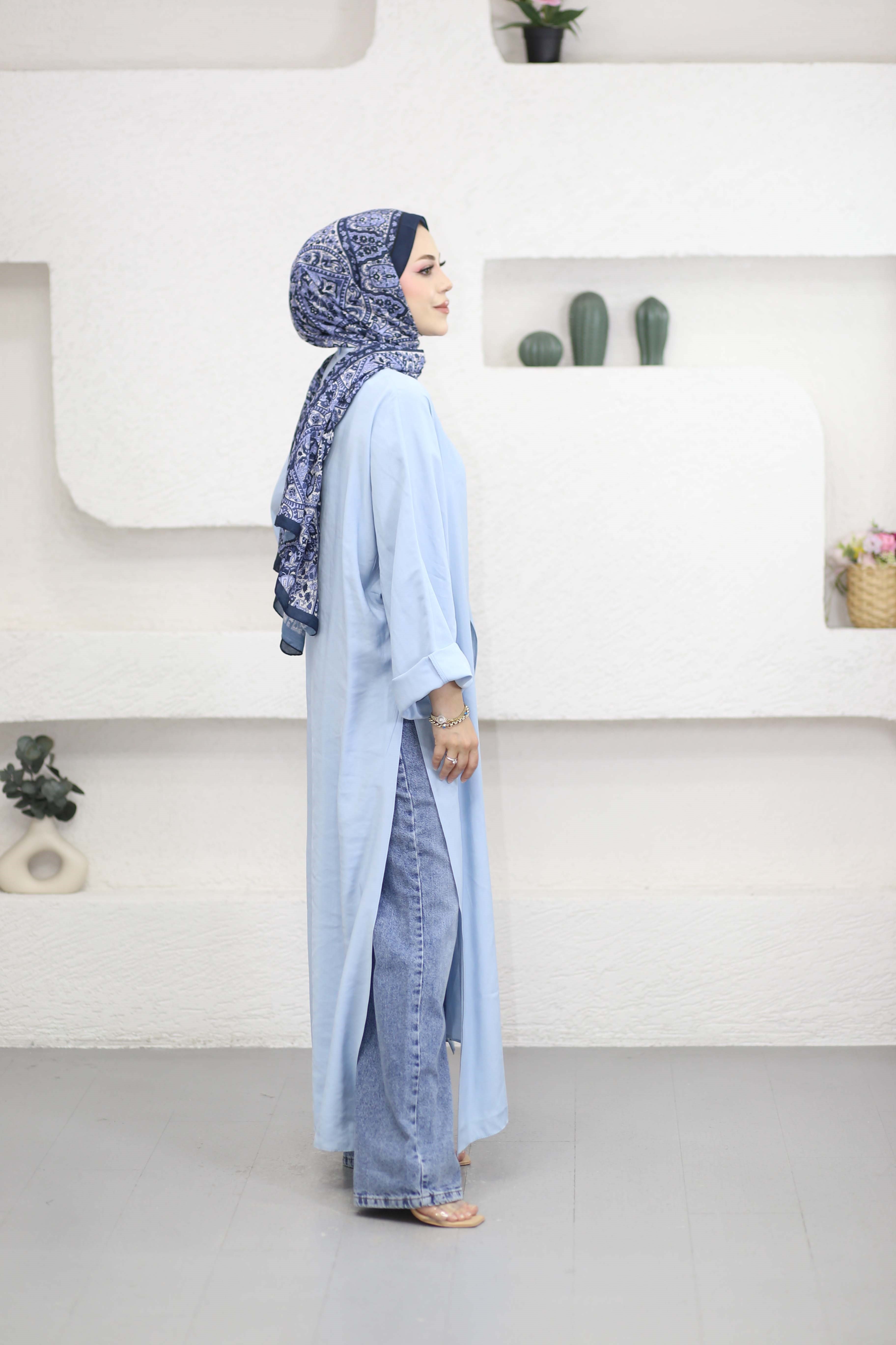 Feraye Tunik Bebe Mavi 2797