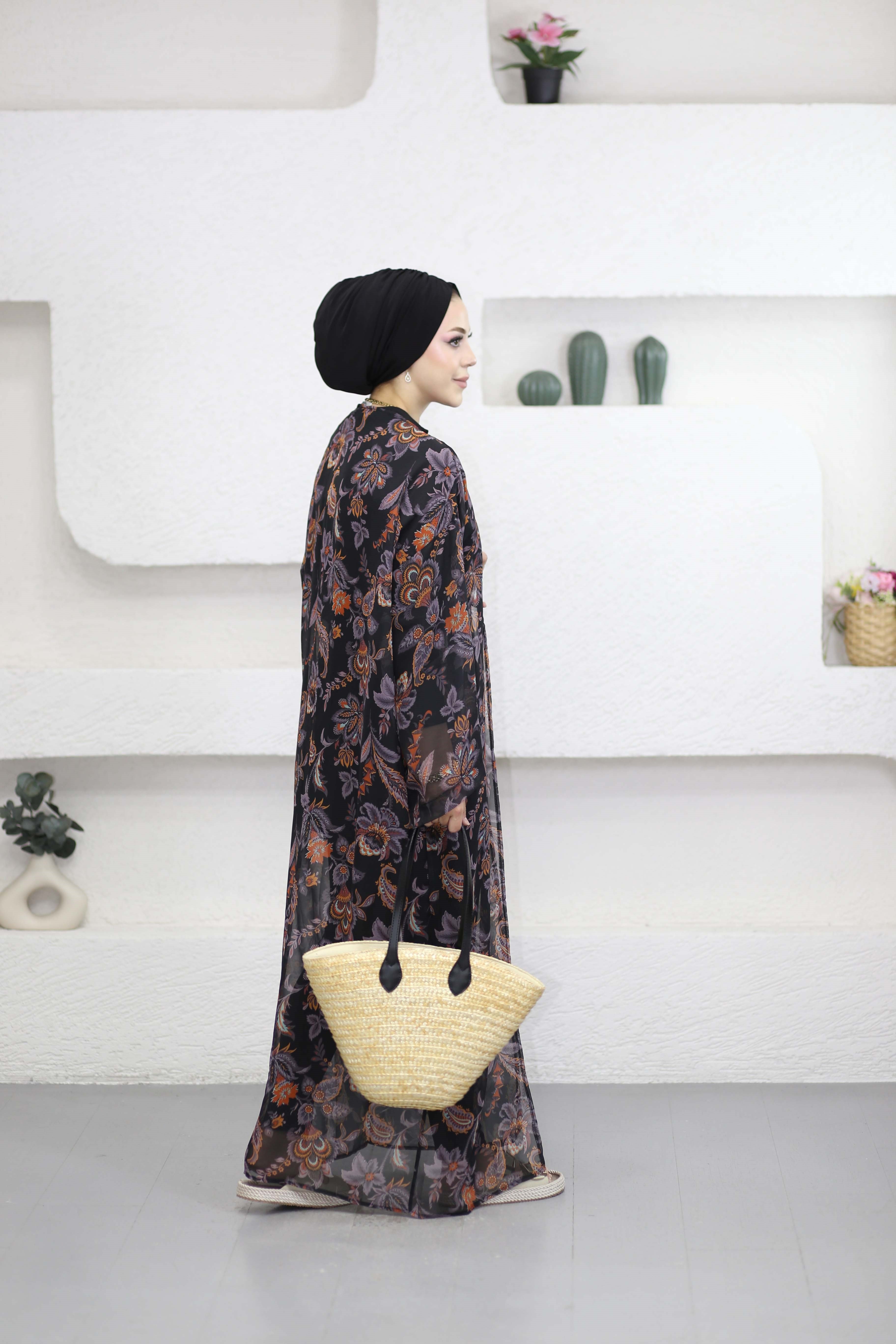 Desenli Kimono Kiremit 0002
