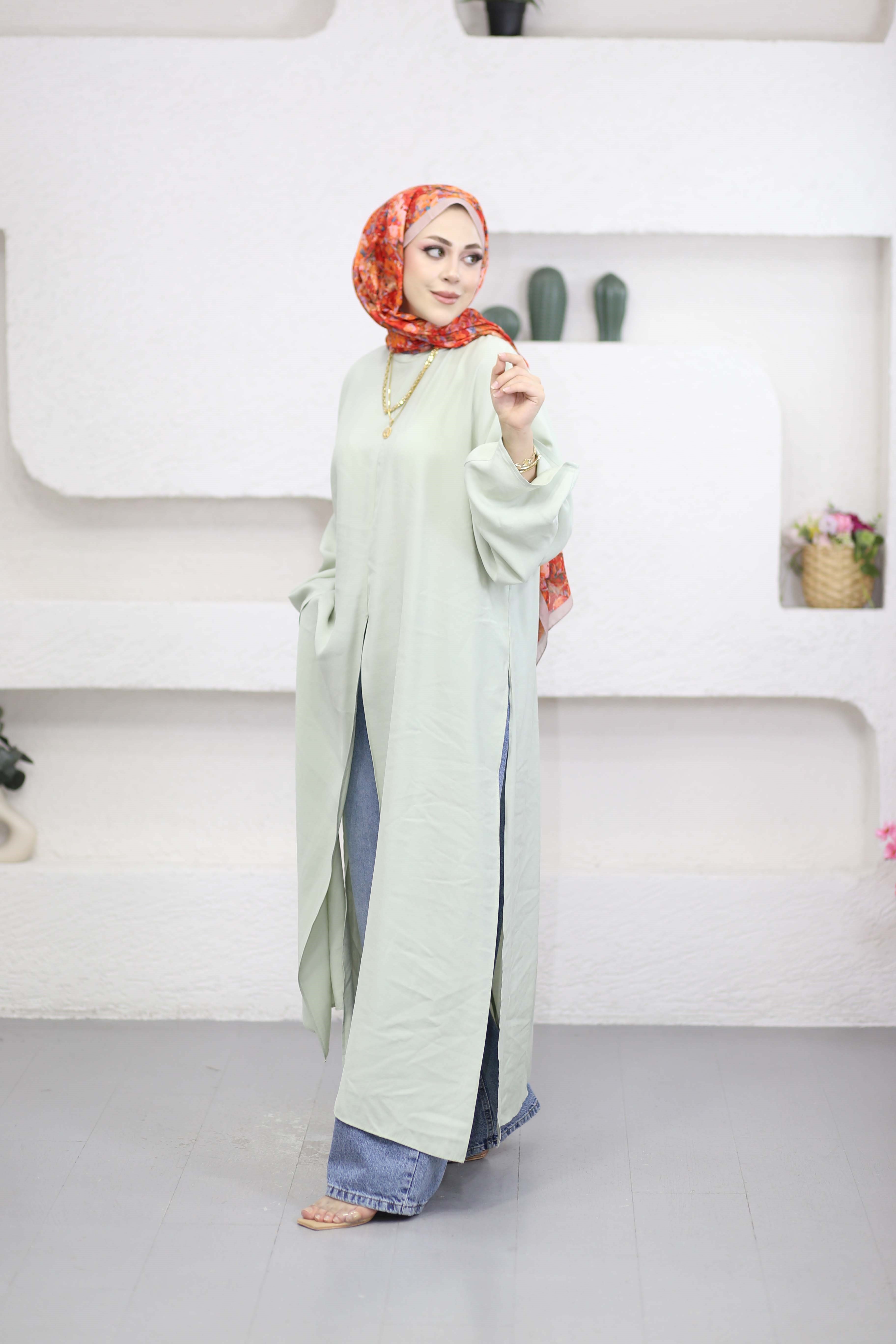 Feraye Tunik Mint 2797