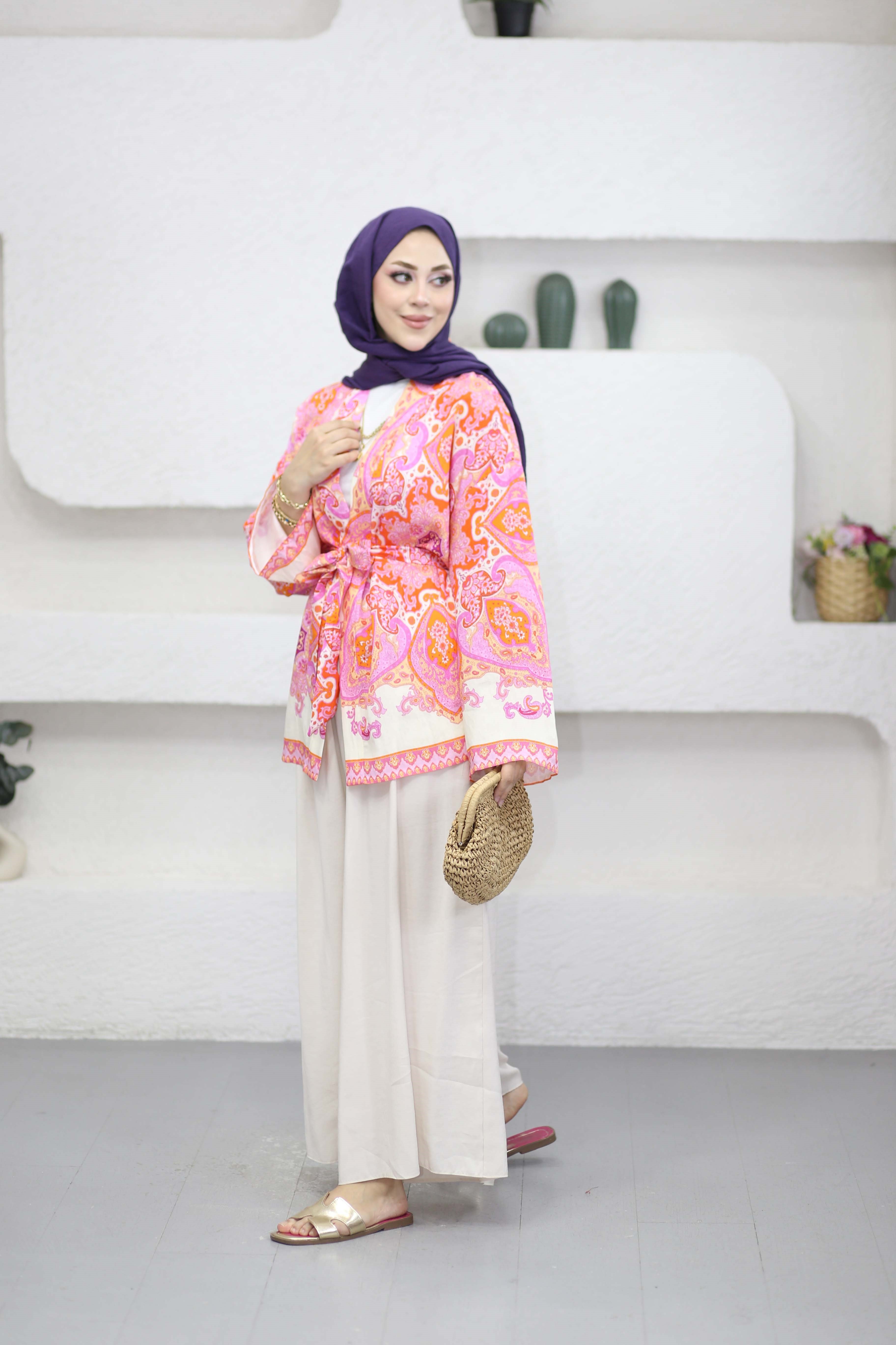 İris Kimono Pembe 2254