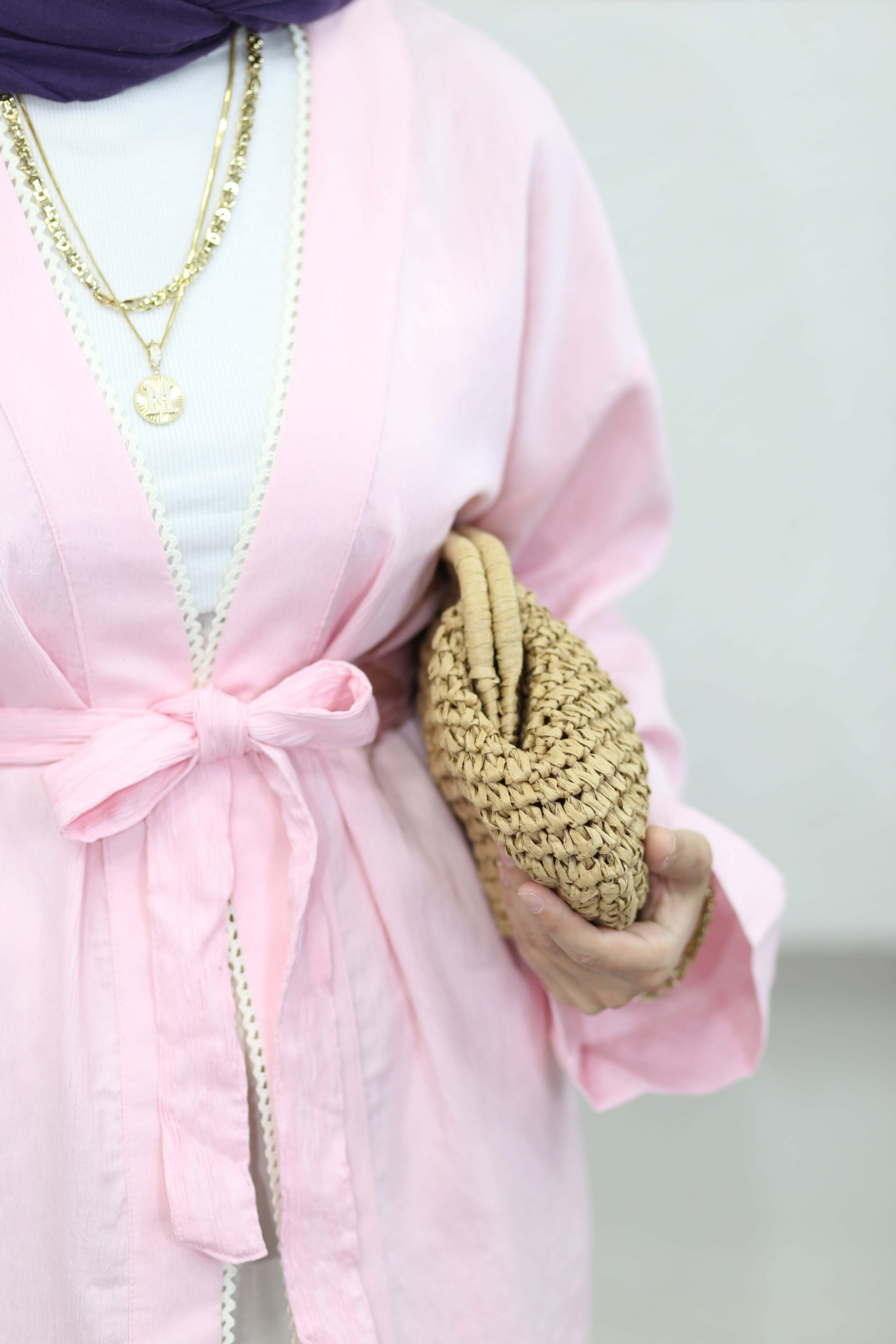 Biyeli Kimono Pembe 2248