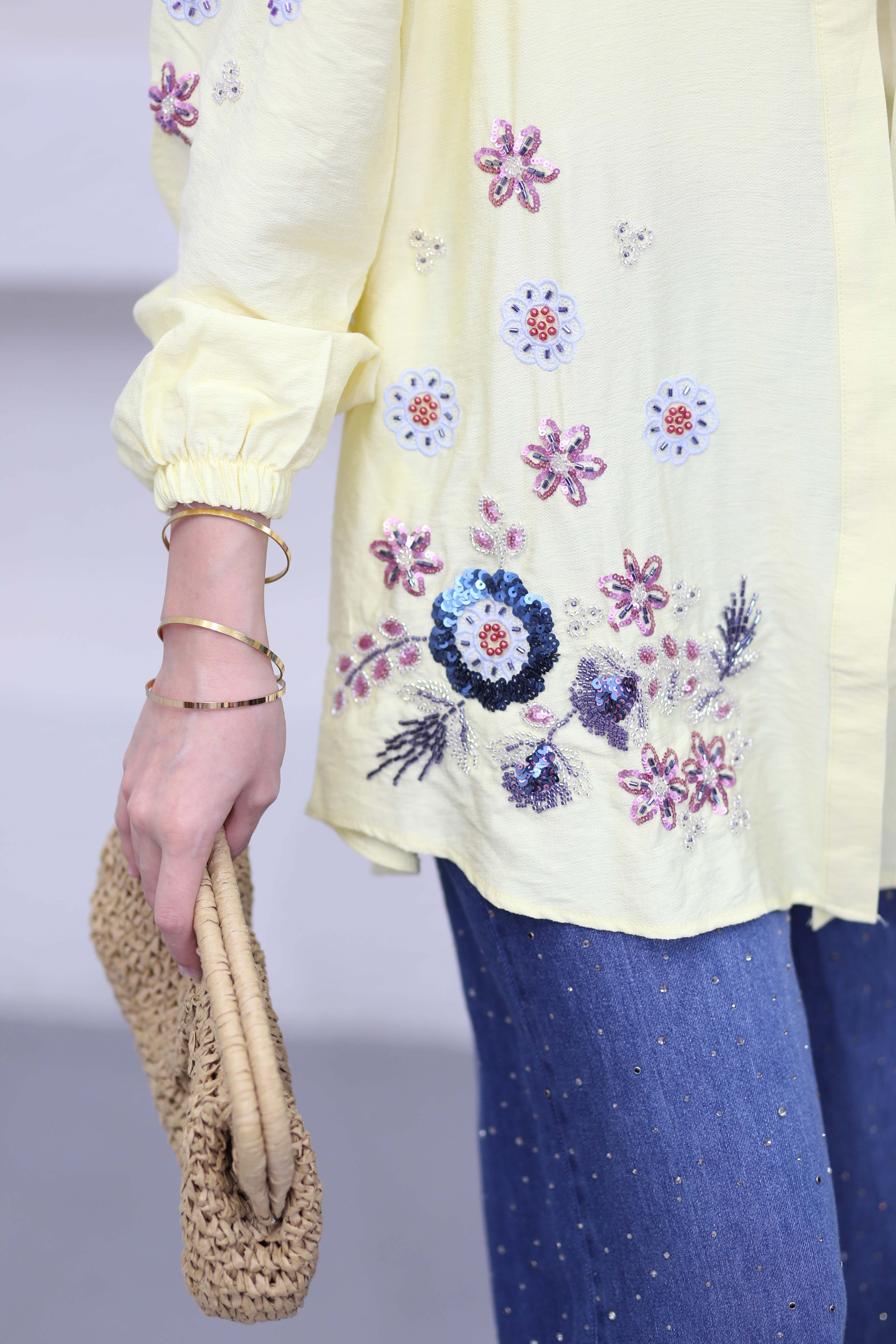 Elisa Kimono Sarı 26113