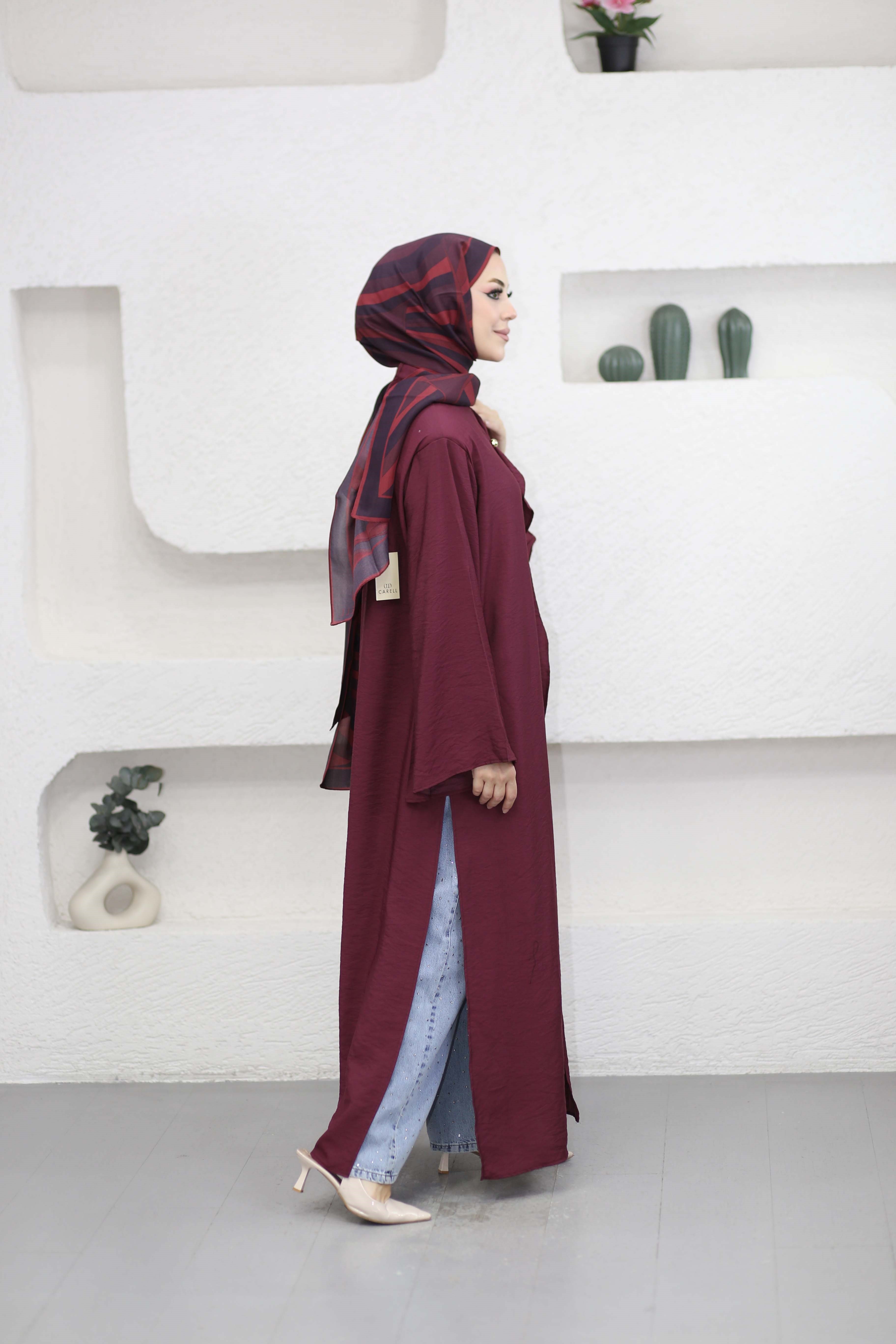 Nazan Tunik Bordo 9017