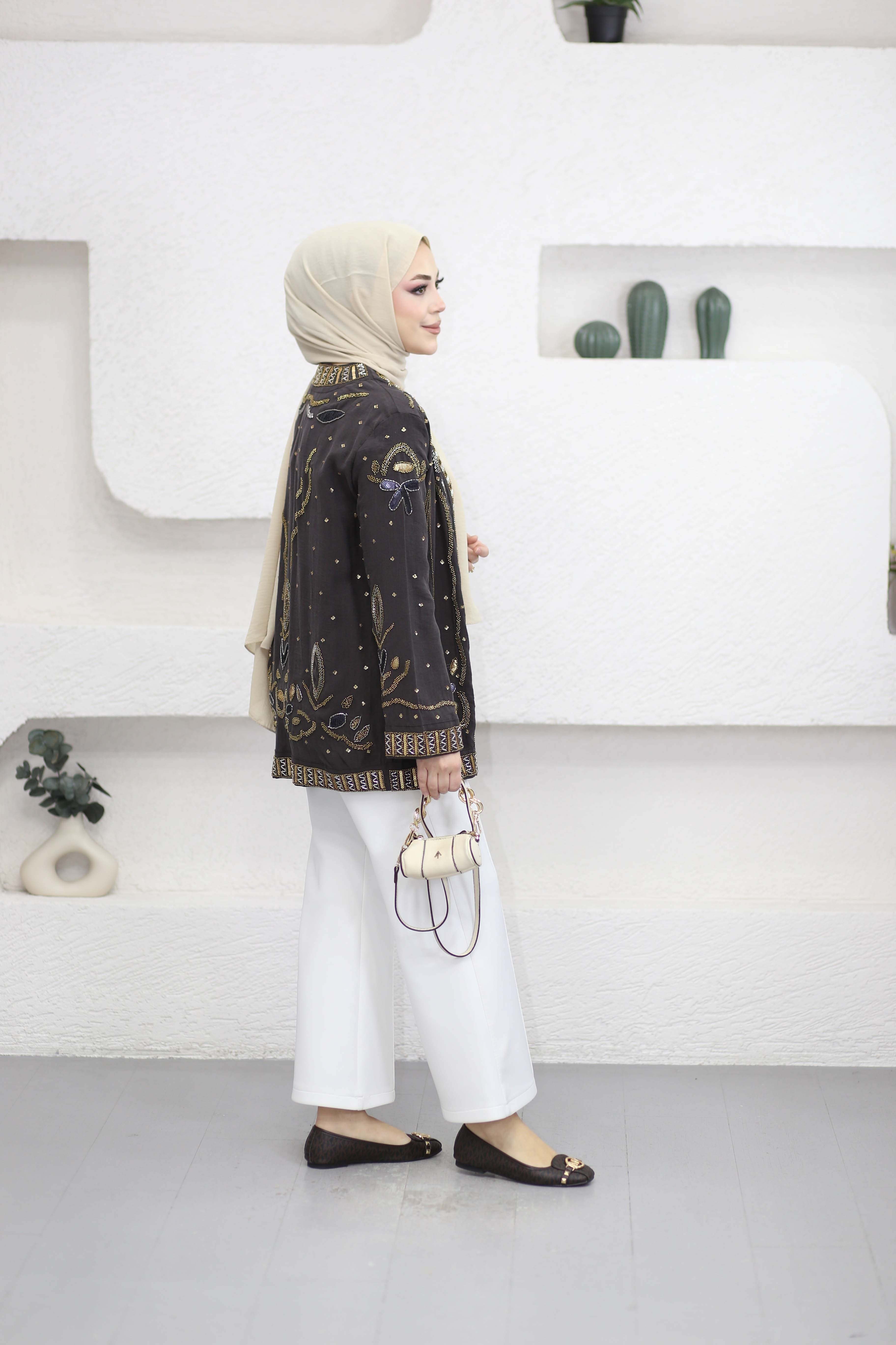 Sharm Kimono Kahverengi 34839