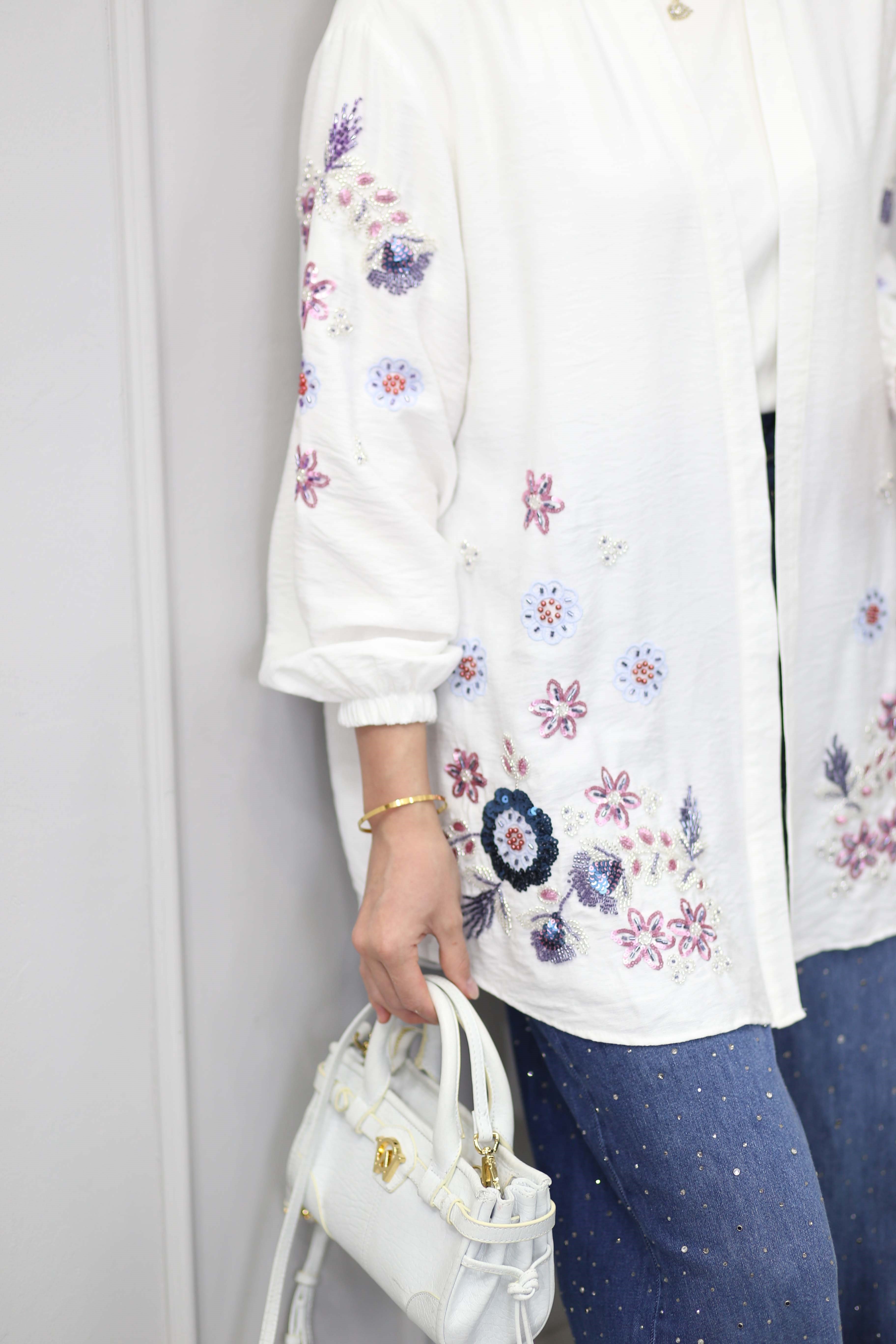 Elisa Kimono Beyaz 26113