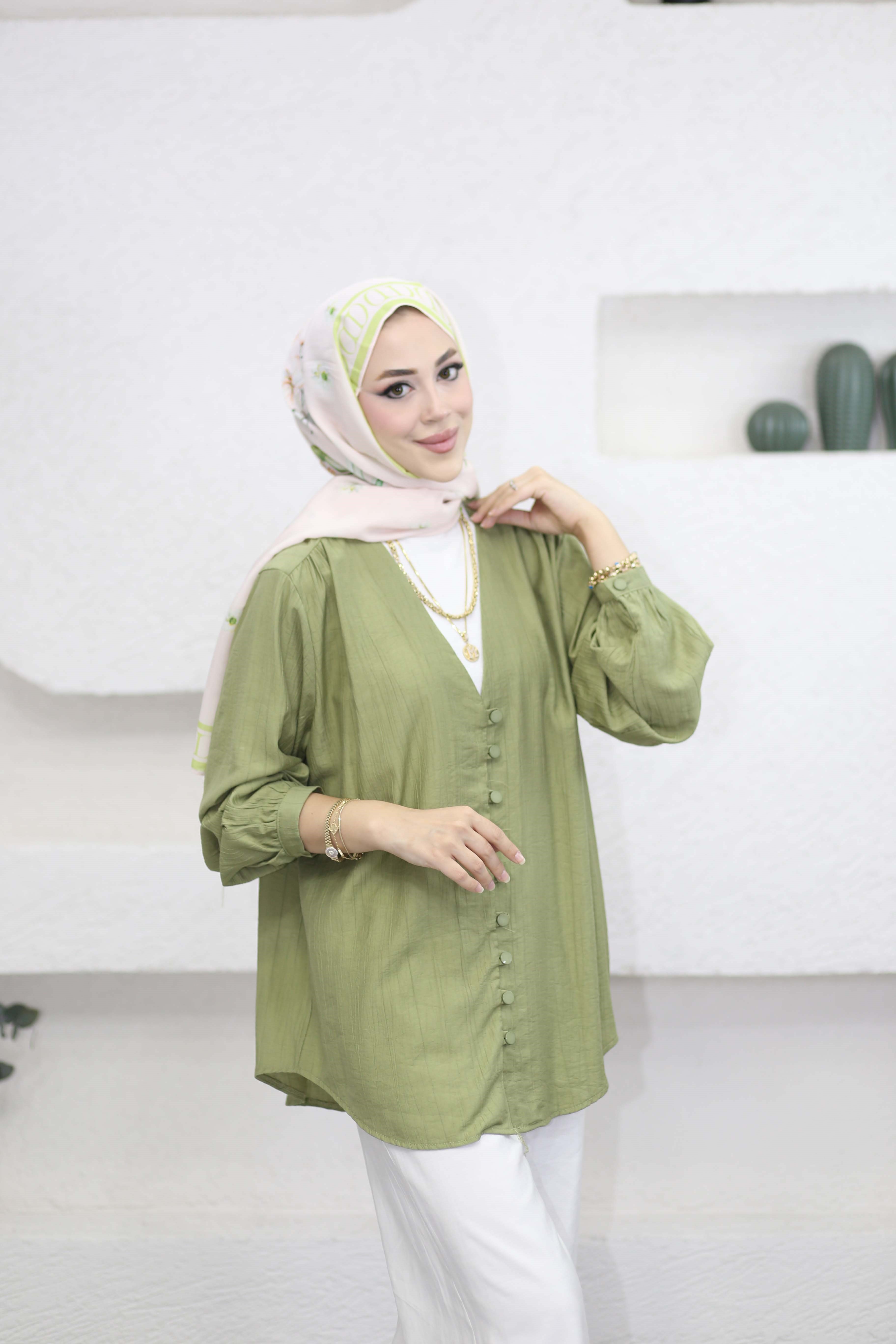 Sema Kimono Yeşil 1834