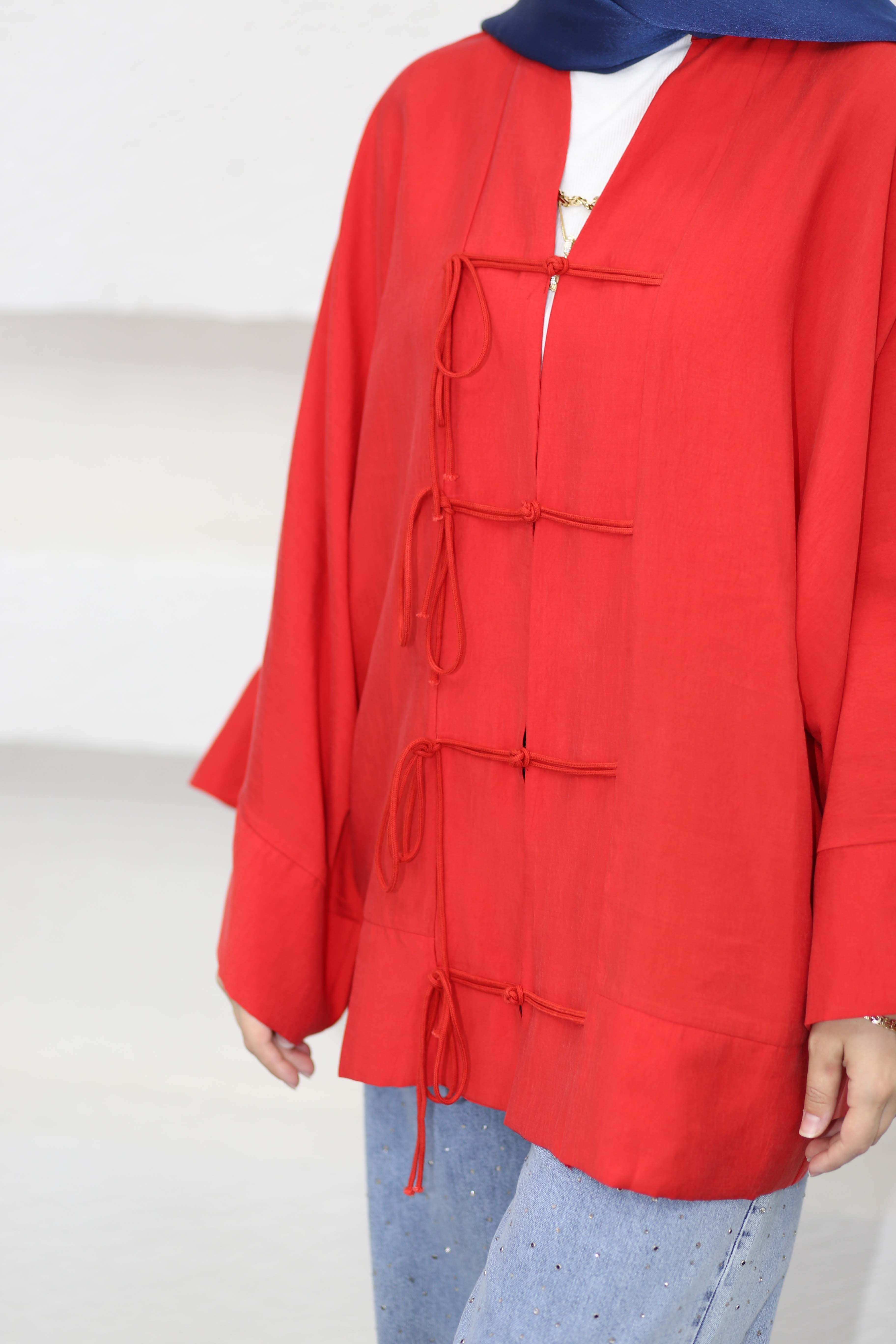 Melina Kimono Kırmızı 040