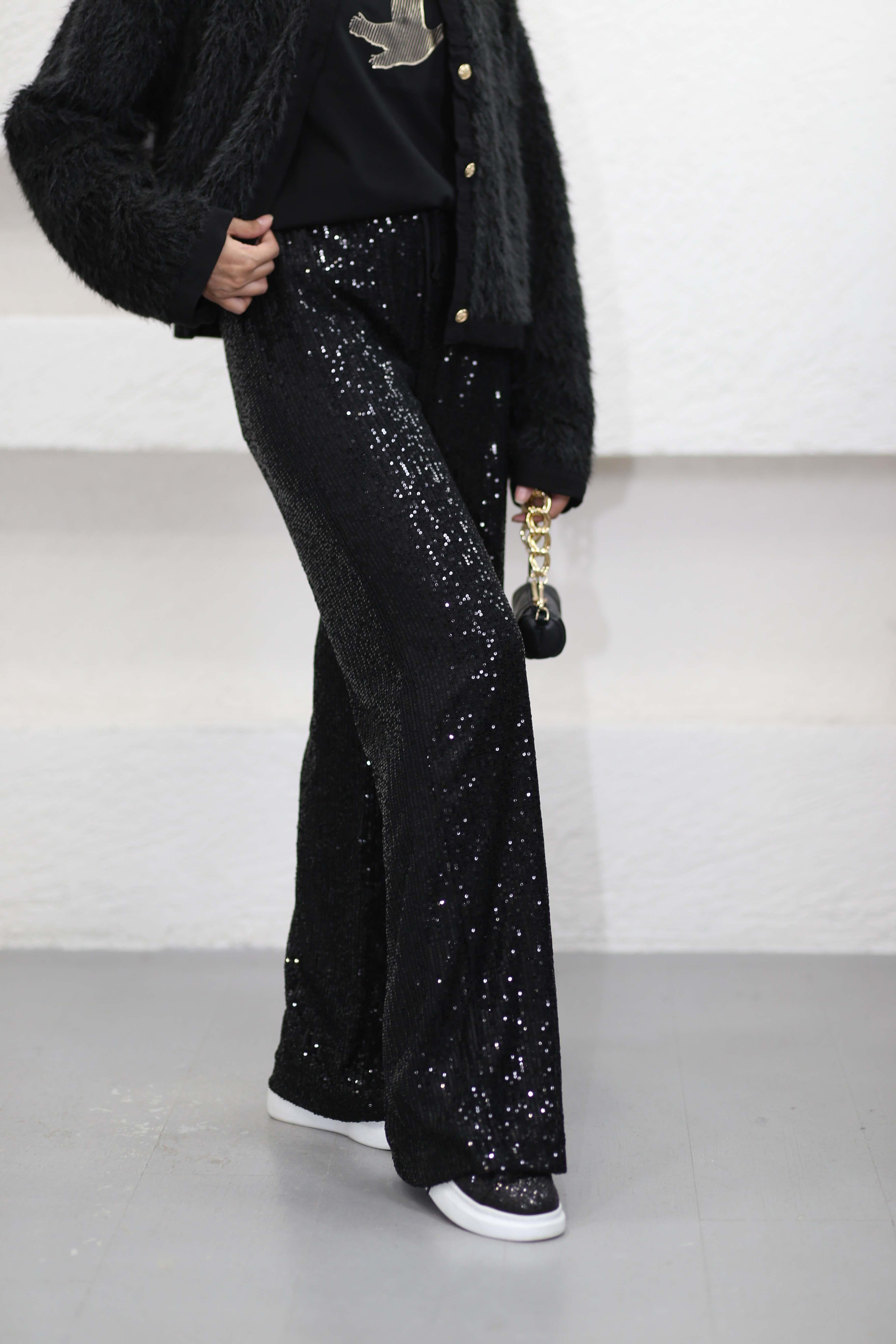 Payet Pantolon Siyah 6014