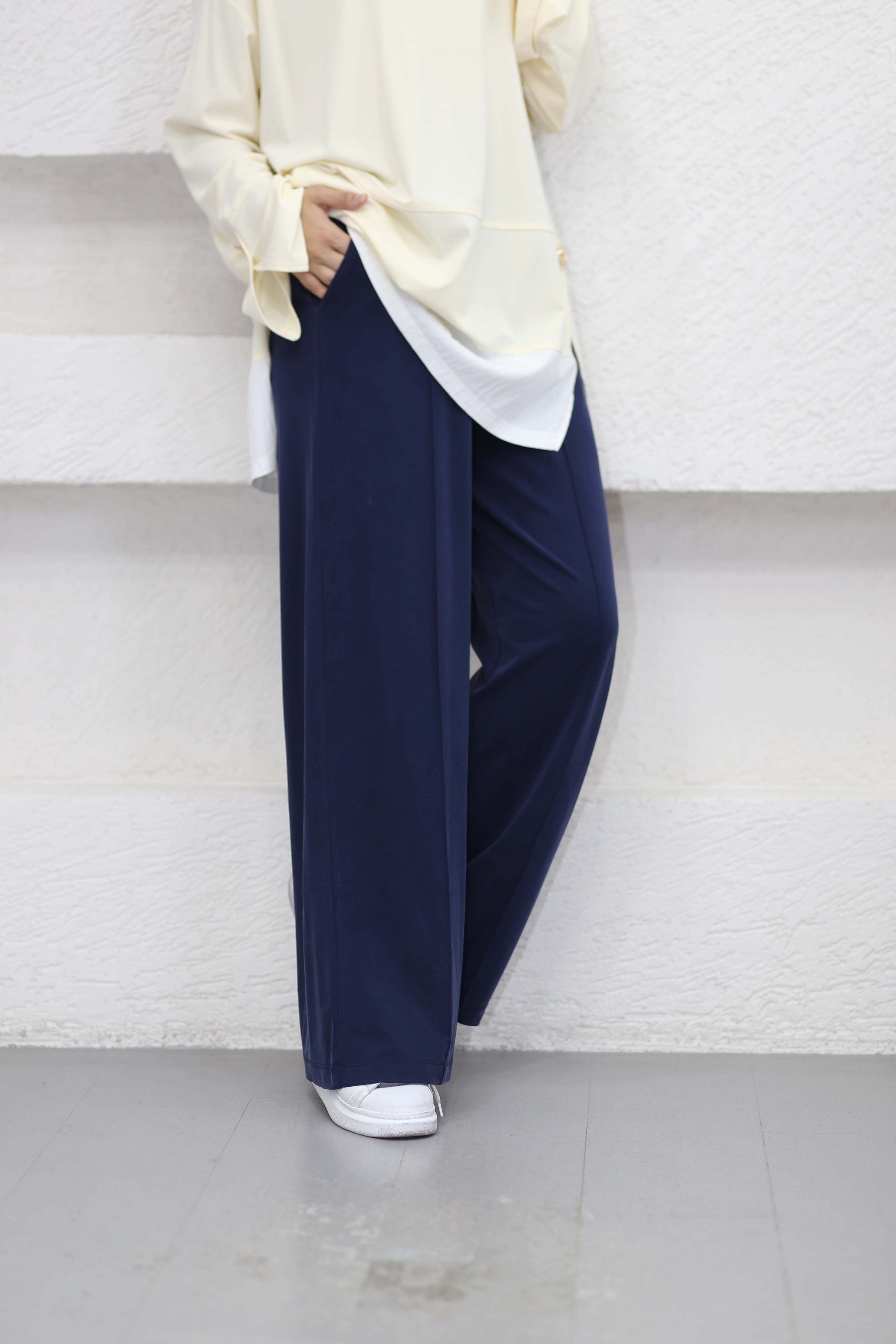 Modal Palazzo Pantolon Lacivert 37288