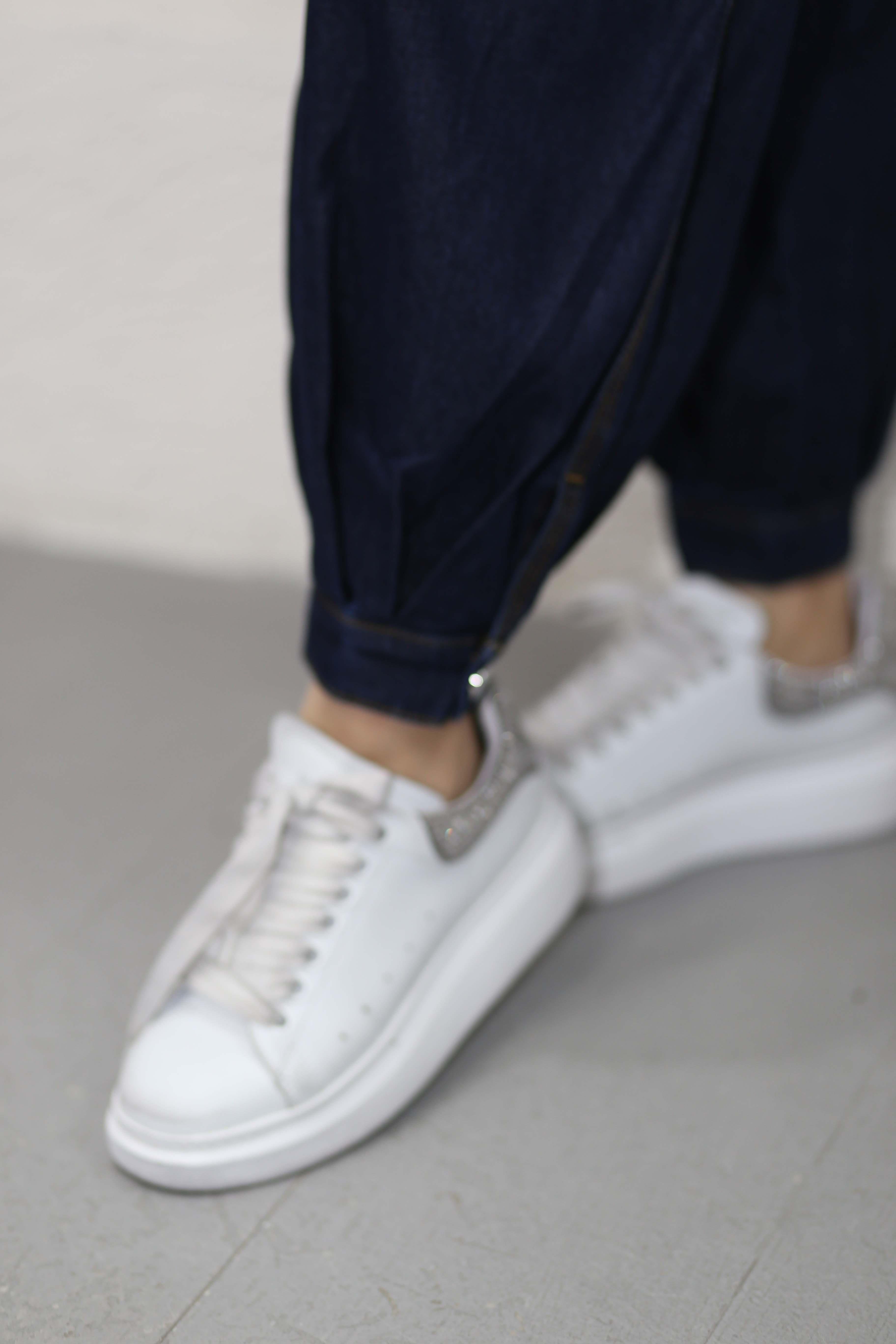 Denim Balon Pantolon Koyu Mavi 2800