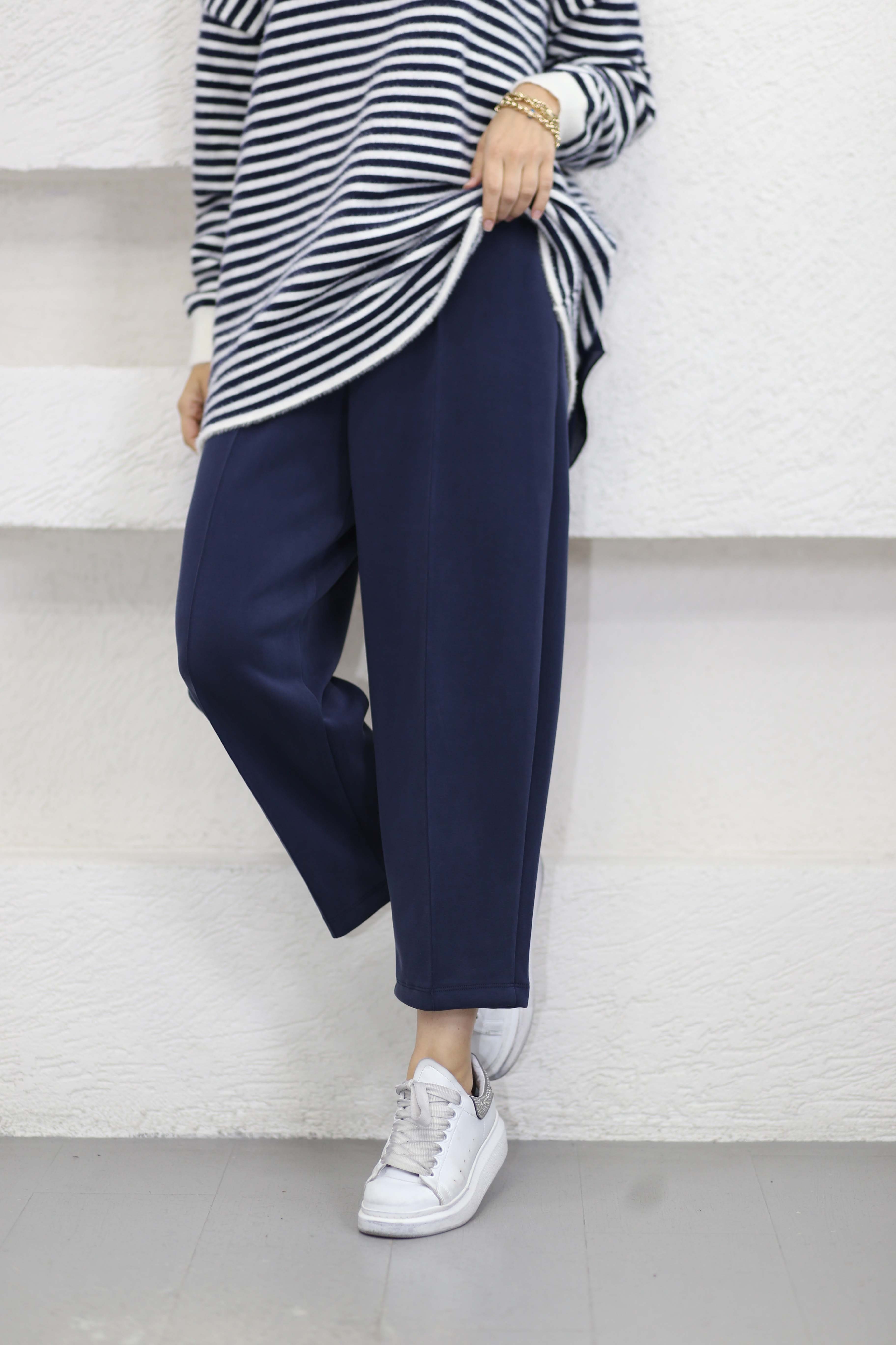 Oysho Havuç Pantolon Lacivert 26069