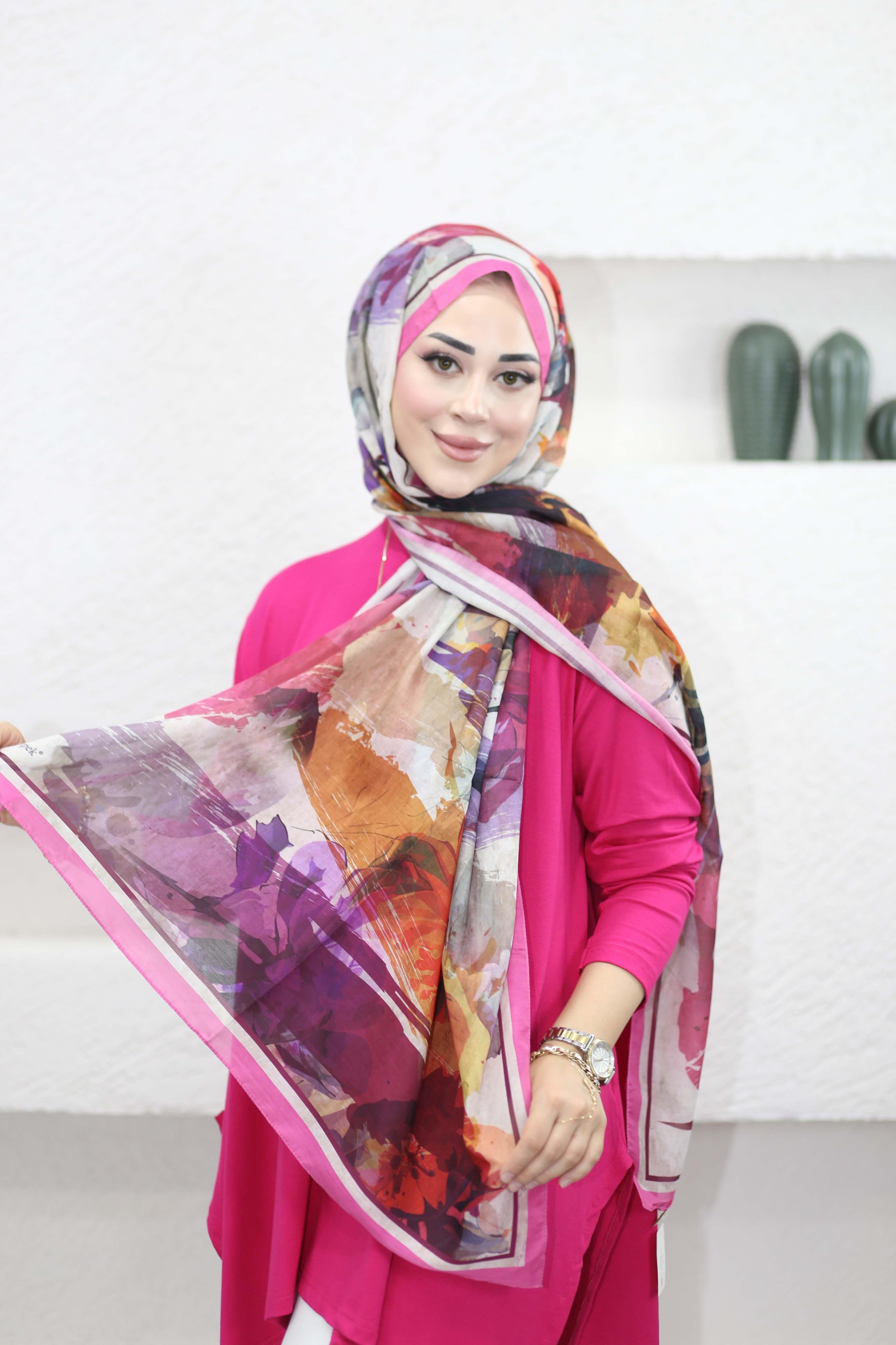 Verda Şal Pembe 9171