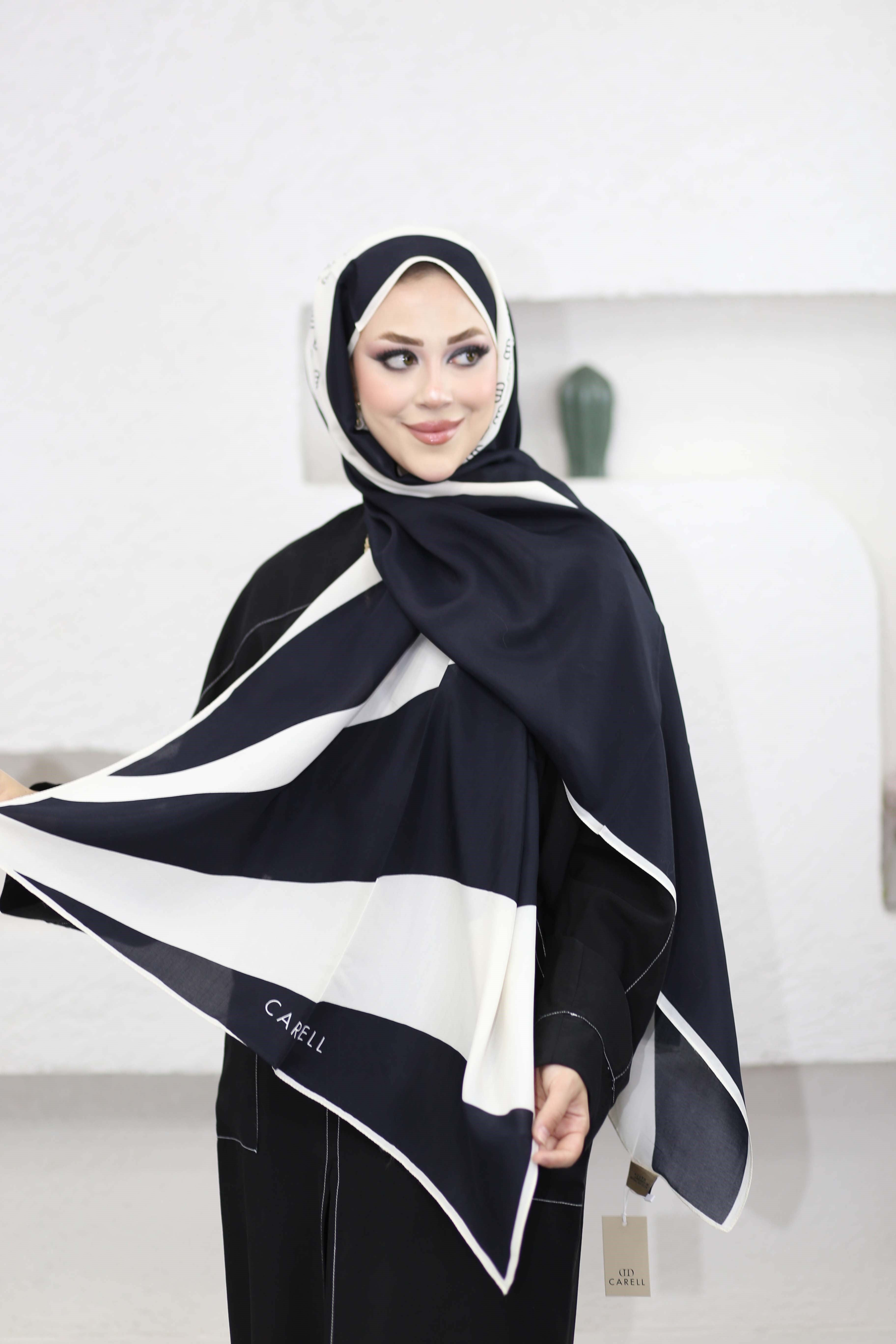 Mono Chrome Şal Siyah 7705