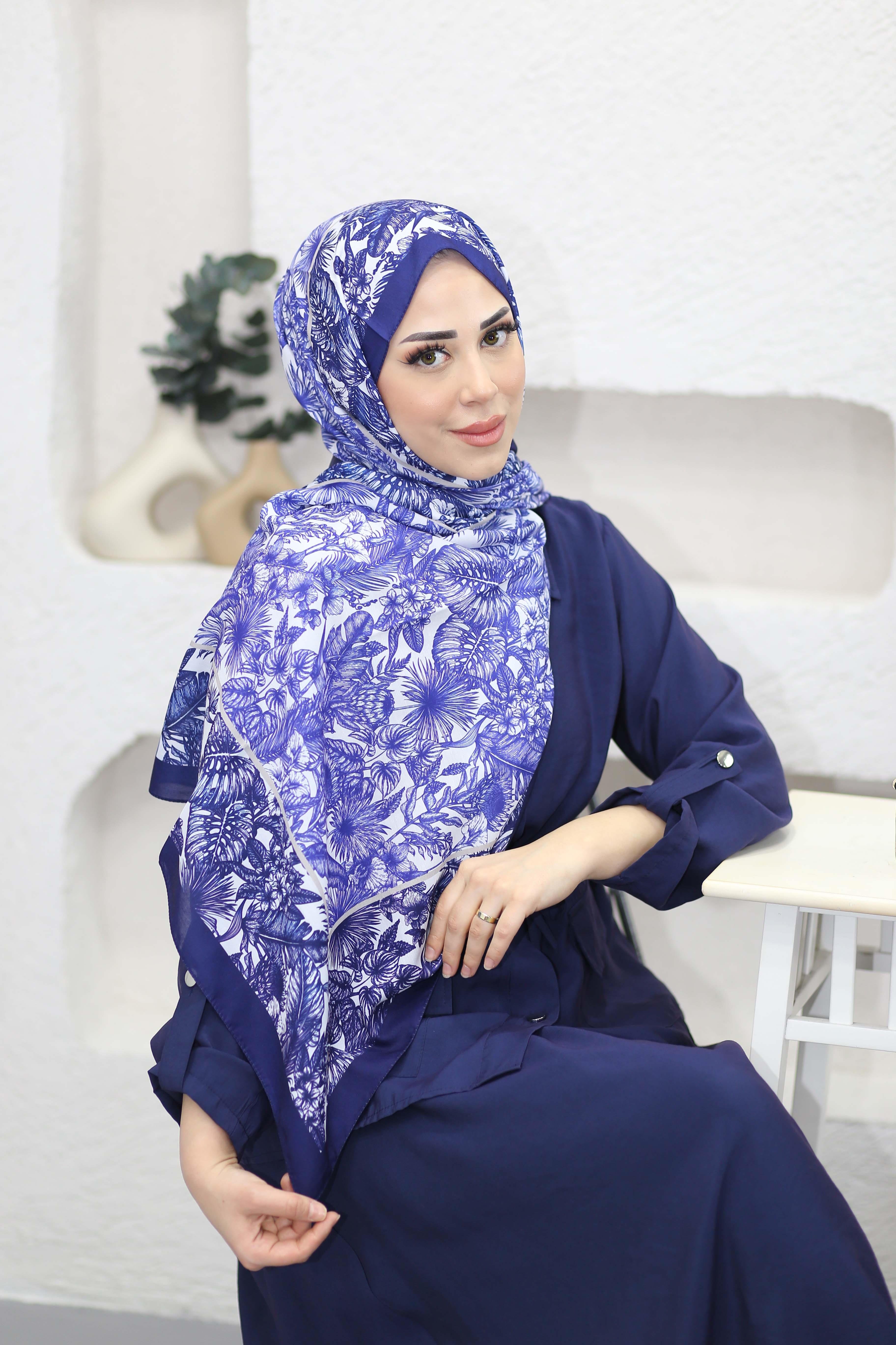 Dominik Şal Lacivert 5006