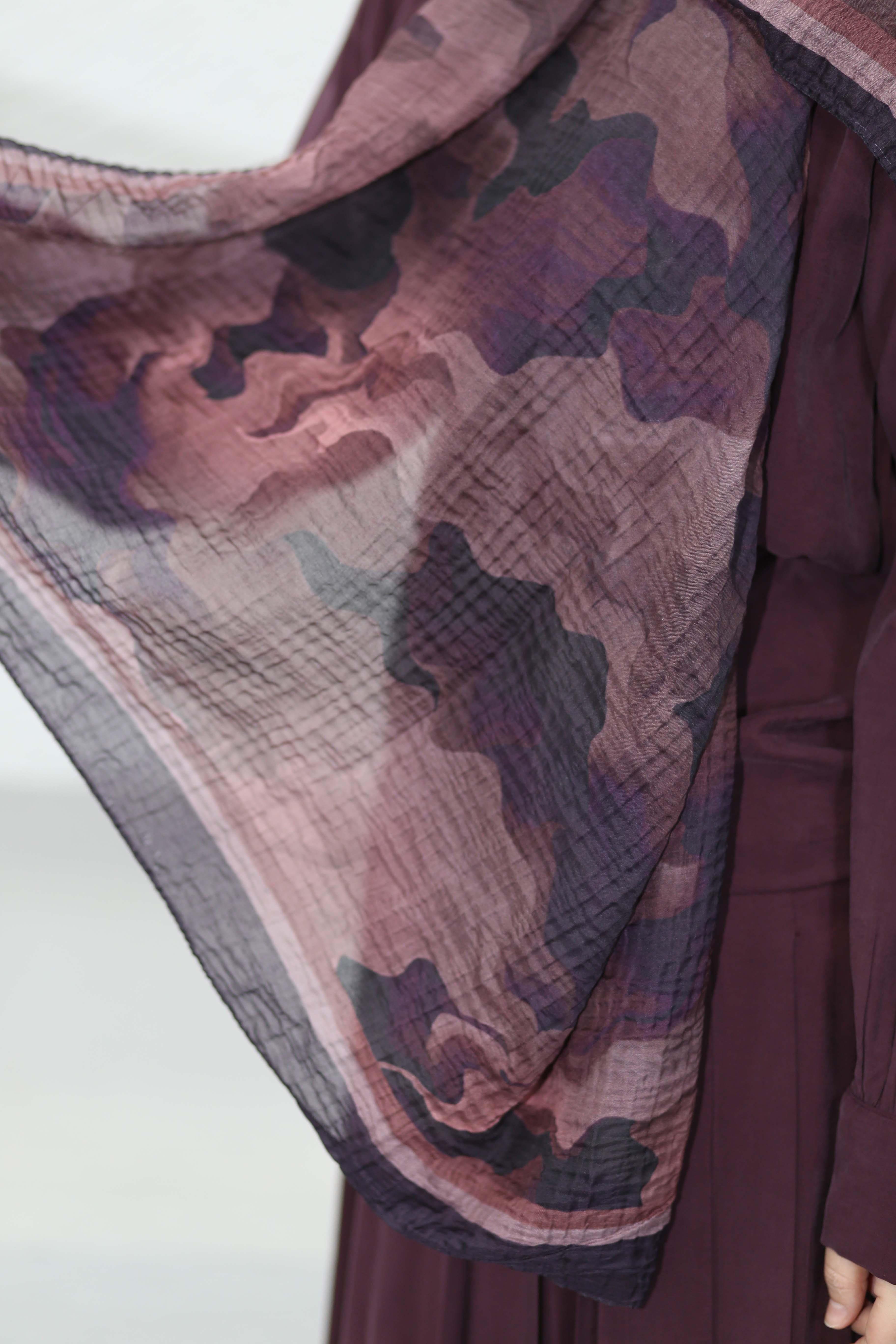 Bella Müslin Şal Gül Kurusu 1511